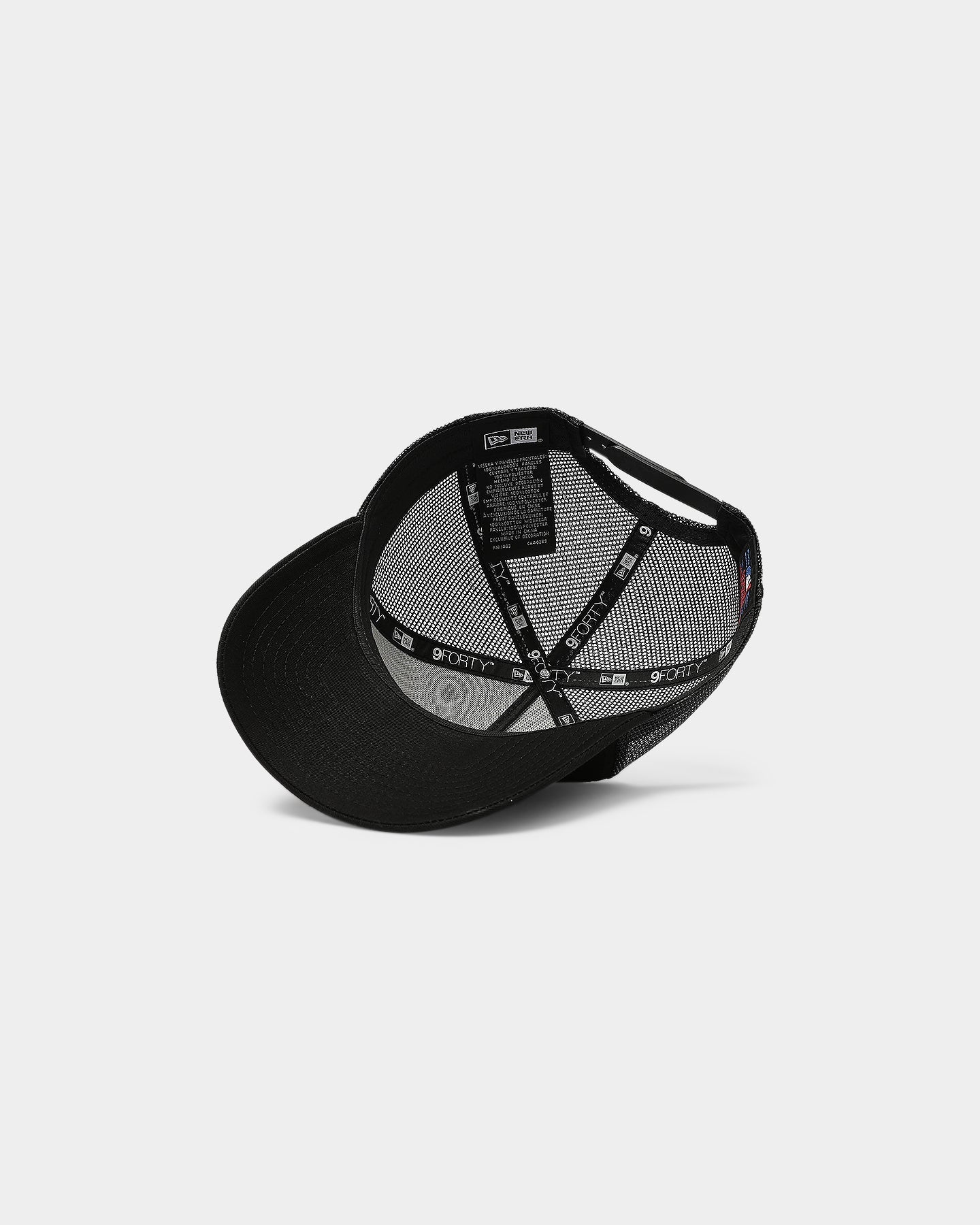 New Era New York Yankees 9FORTY A-Frame Trucker Black/Black