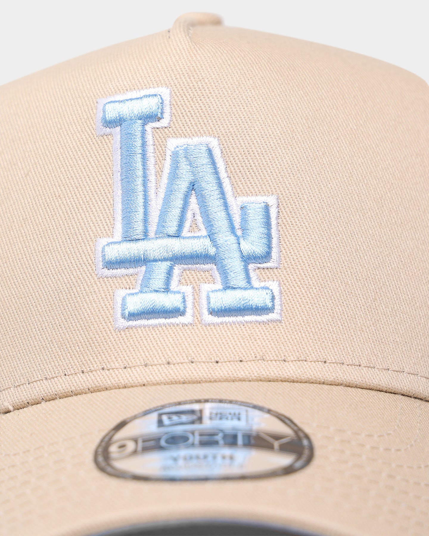 New Era Kids' Los Angeles Dodgers 'Sandy Skies' 9FORTY A-Frame Snapback Tumbleweed/Sky