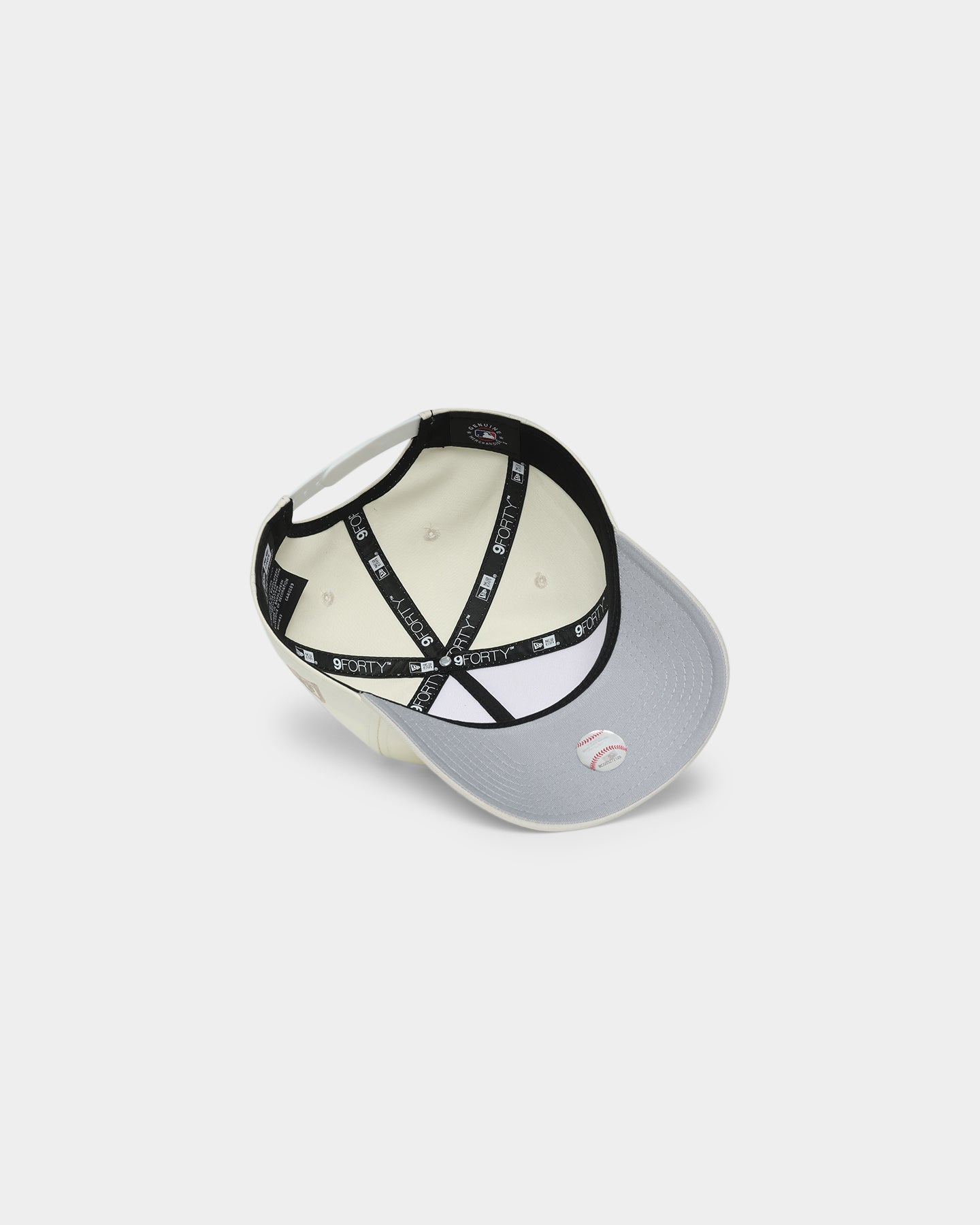 New Era New York Yankees 9FORTY A-Frame Snapback Chrome White