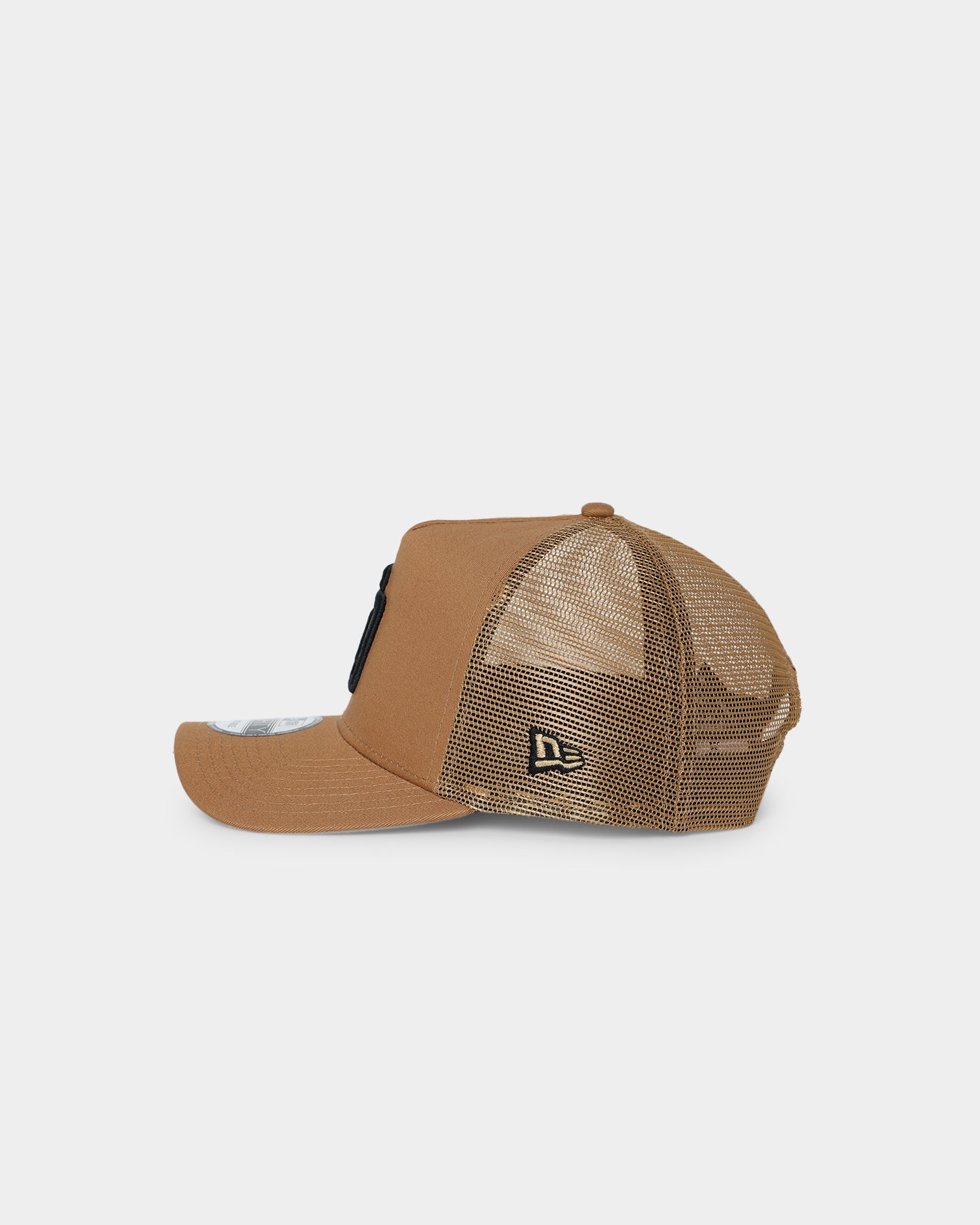 New Era San Diego Padres 'Wheat' 9FORTY A-Frame Trucker Snapback Wheat/Black