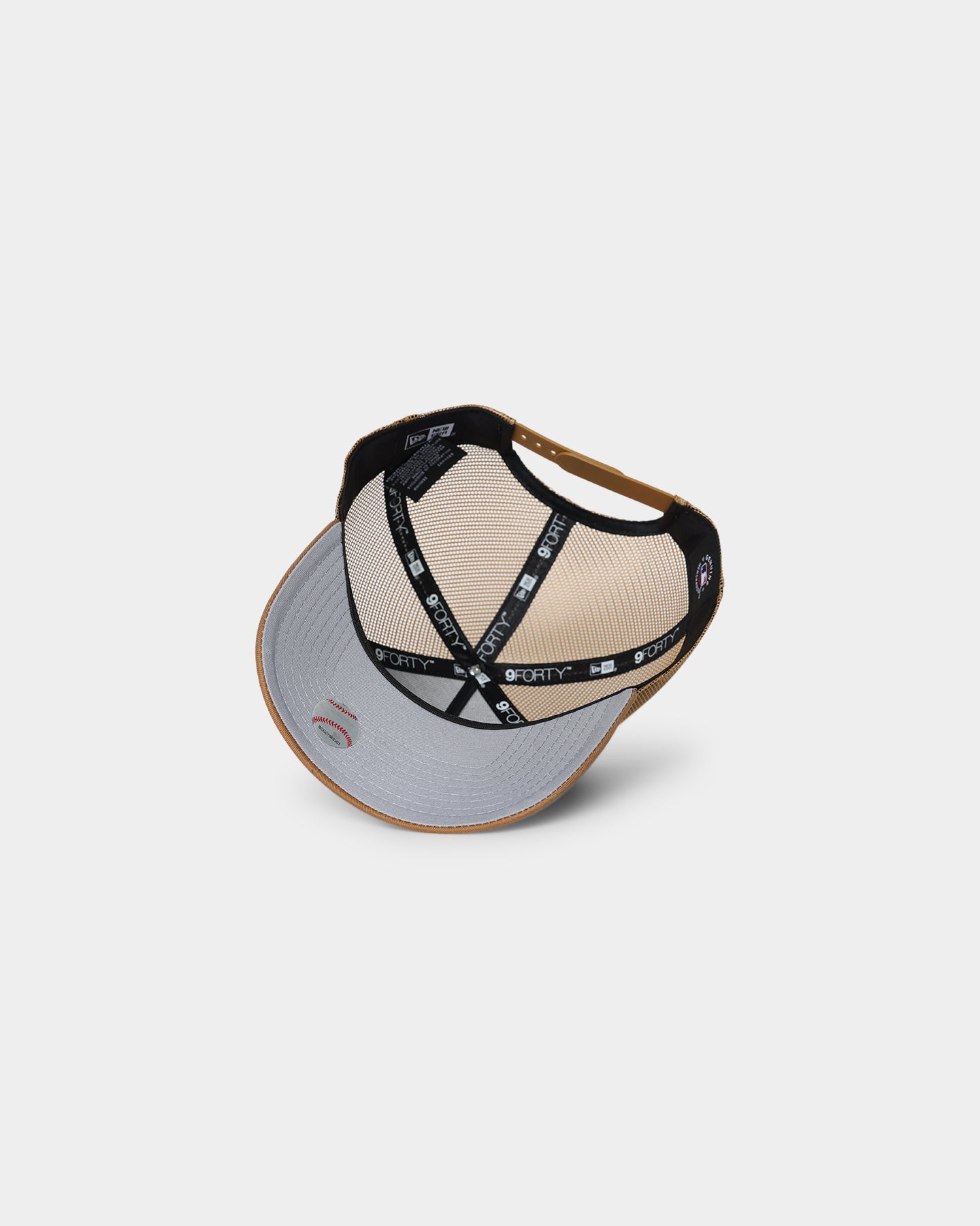 New Era San Diego Padres 'Wheat' 9FORTY A-Frame Trucker Snapback Wheat/Black