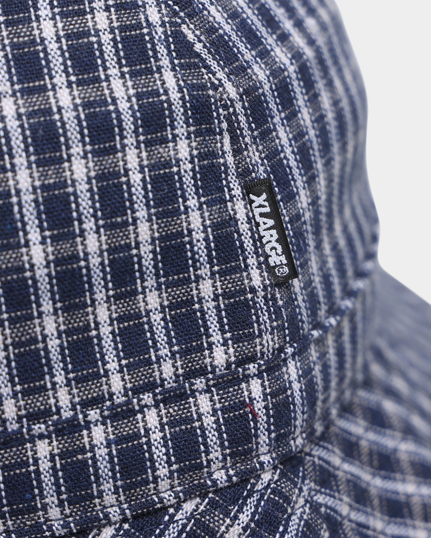 XLARGE Check Bell Bucket Hat Navy