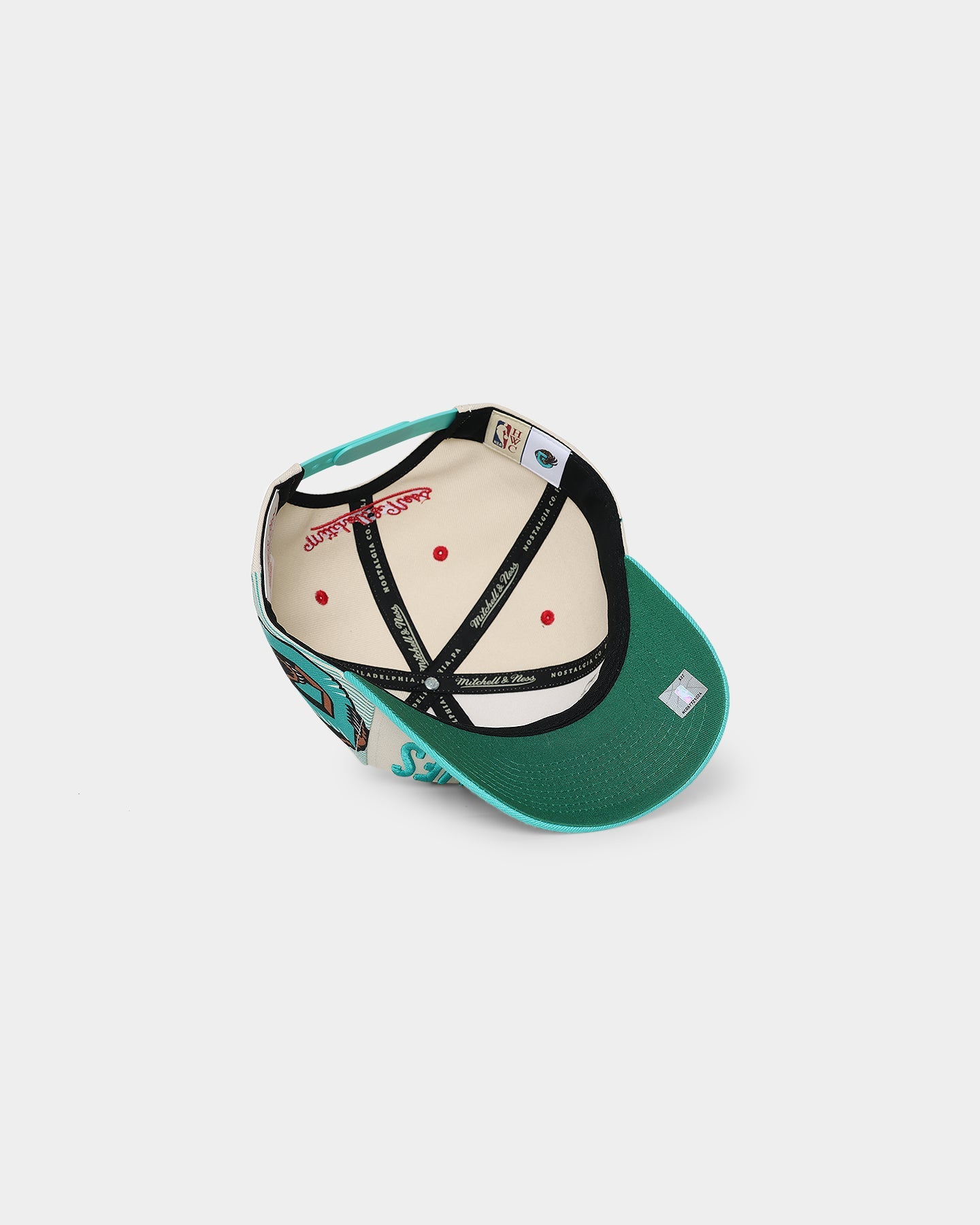 Mitchell & Ness Vancouver Grizzlies '90s Training Camp' Pro Crown Snapback Cream