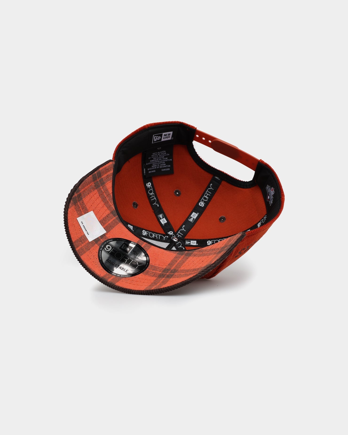New Era Missoula Timberjacks 'Pumpkin Spice Corduroy' 9FORTY A-Frame Snapback Copper/Brown