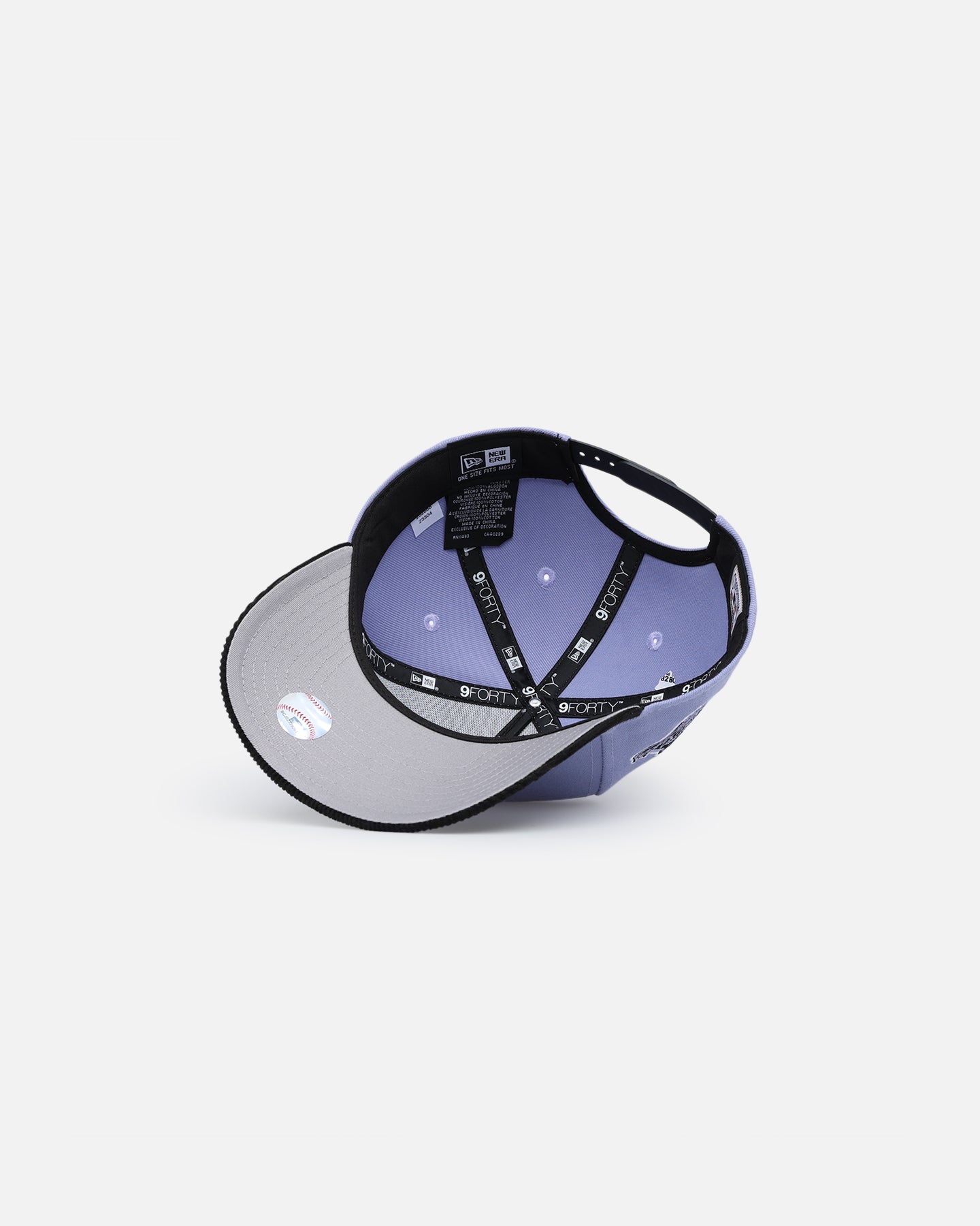 New Era Atlanta Braves 9FORTY A-Frame Snapback Lavender/Black