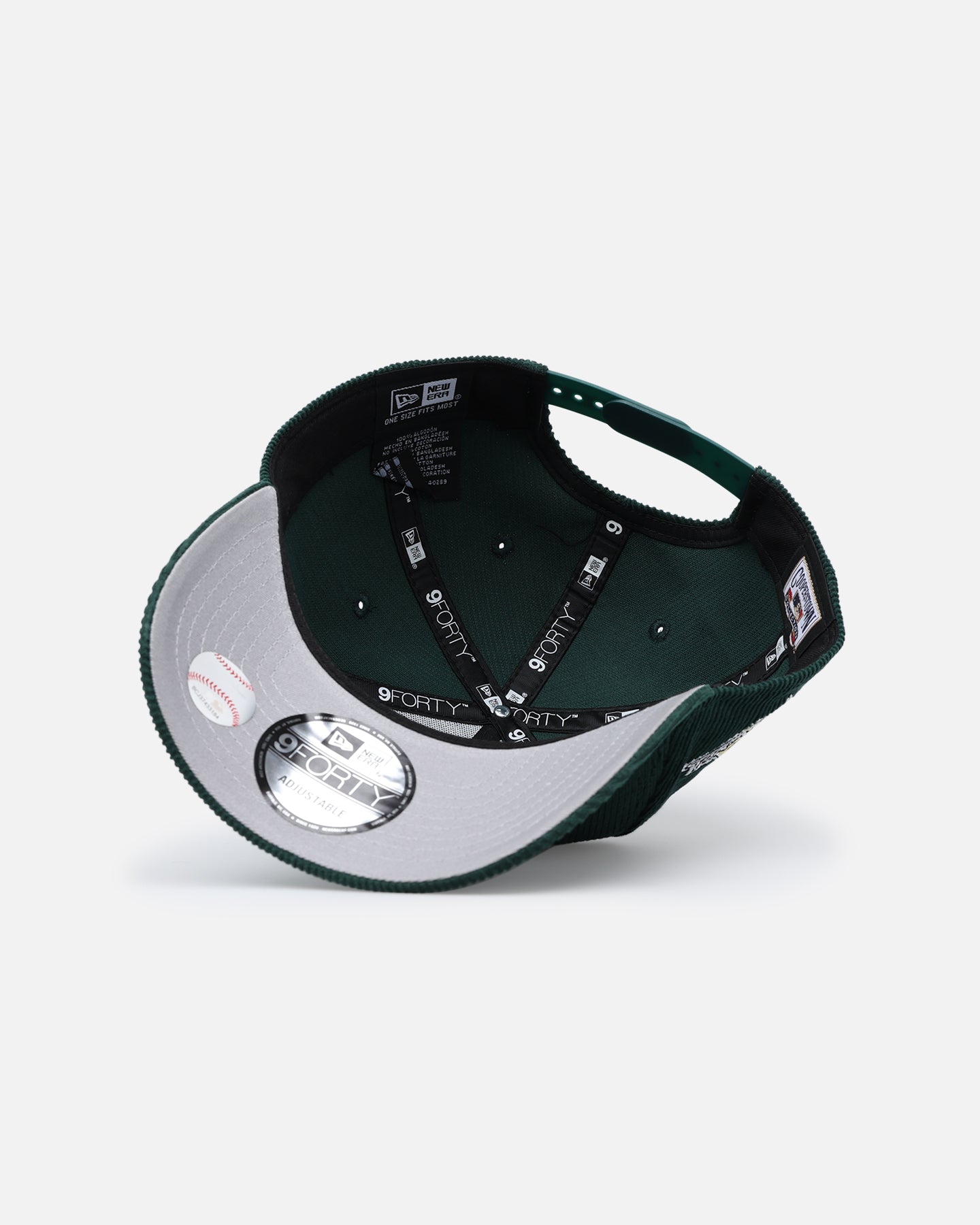 New Era Los Angeles Dodgers 'Dark Green Cord' 9FORTY A-Frame Snapback Dark Green