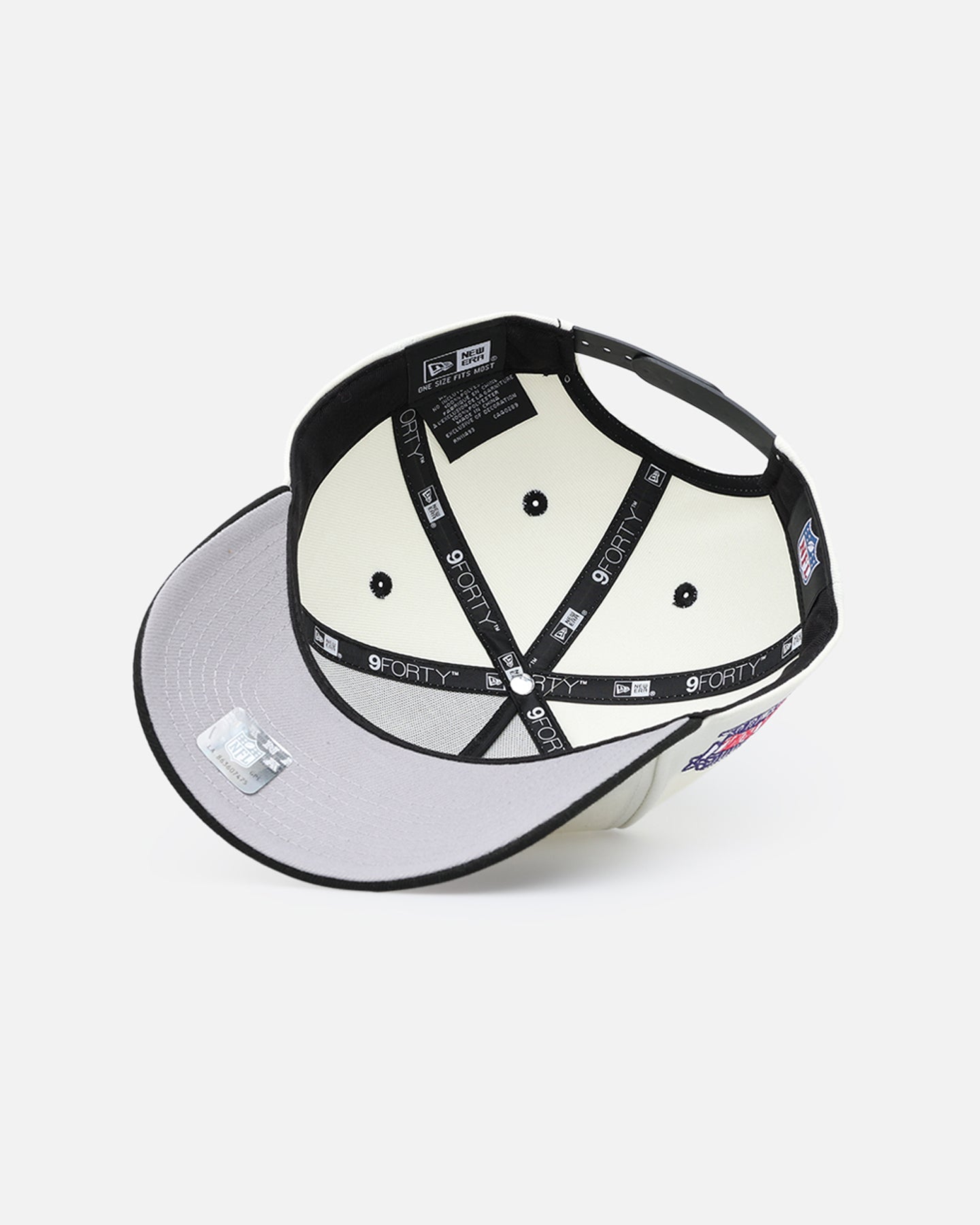 New Era Las Vegas Raiders 'Neon Nights' 9FORTY Snapback Chrome/Black
