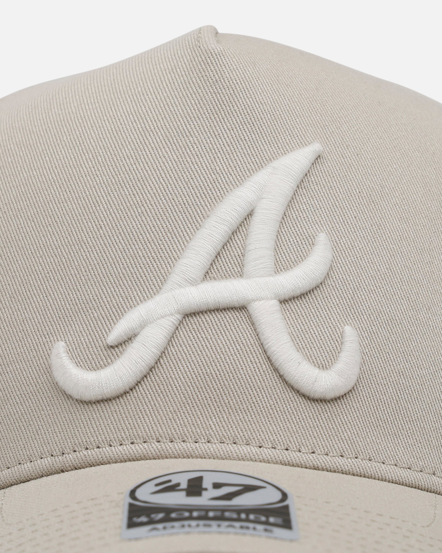 47 Brand Atlanta Braves 'Contemporary Basics' Offside DT Snapback Tan