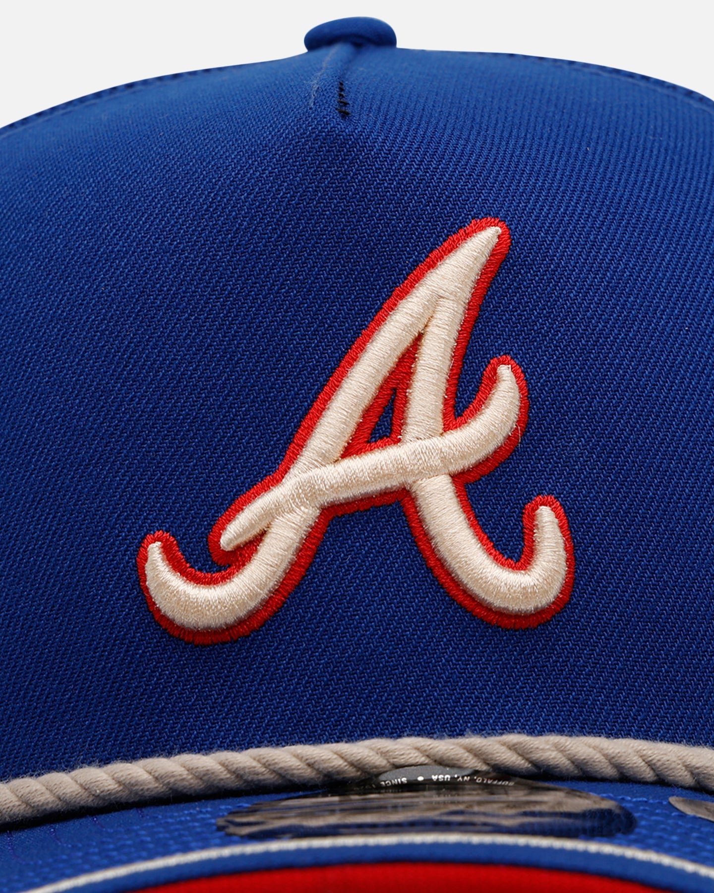 New Era Atlanta Braves 'Spring Injection' 9FIFTY A-Frame Trucker Snapback Blue