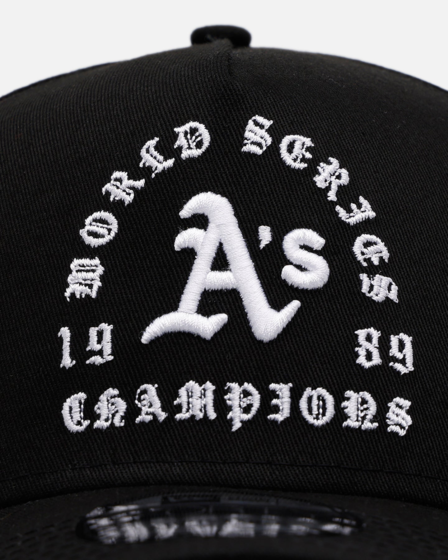 New Era Oakland Athletics 'Gothic Arch 2.0' 9FORTY A-Frame Snapback Black/White