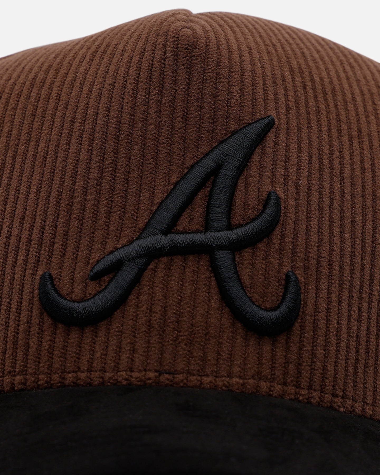 47 Brand Atlanta Braves 'Barren' Offside DT Corduroy Snapback Brown/Black