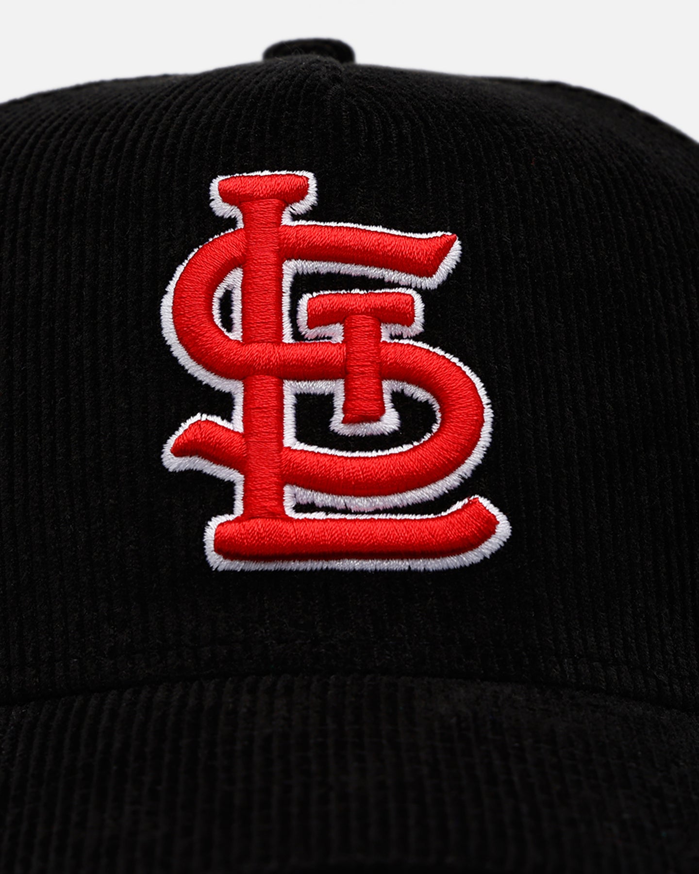 New Era St. Louis Cardinals 'Black Cord' 9FORTY A-Frame Corduroy Snapback Black