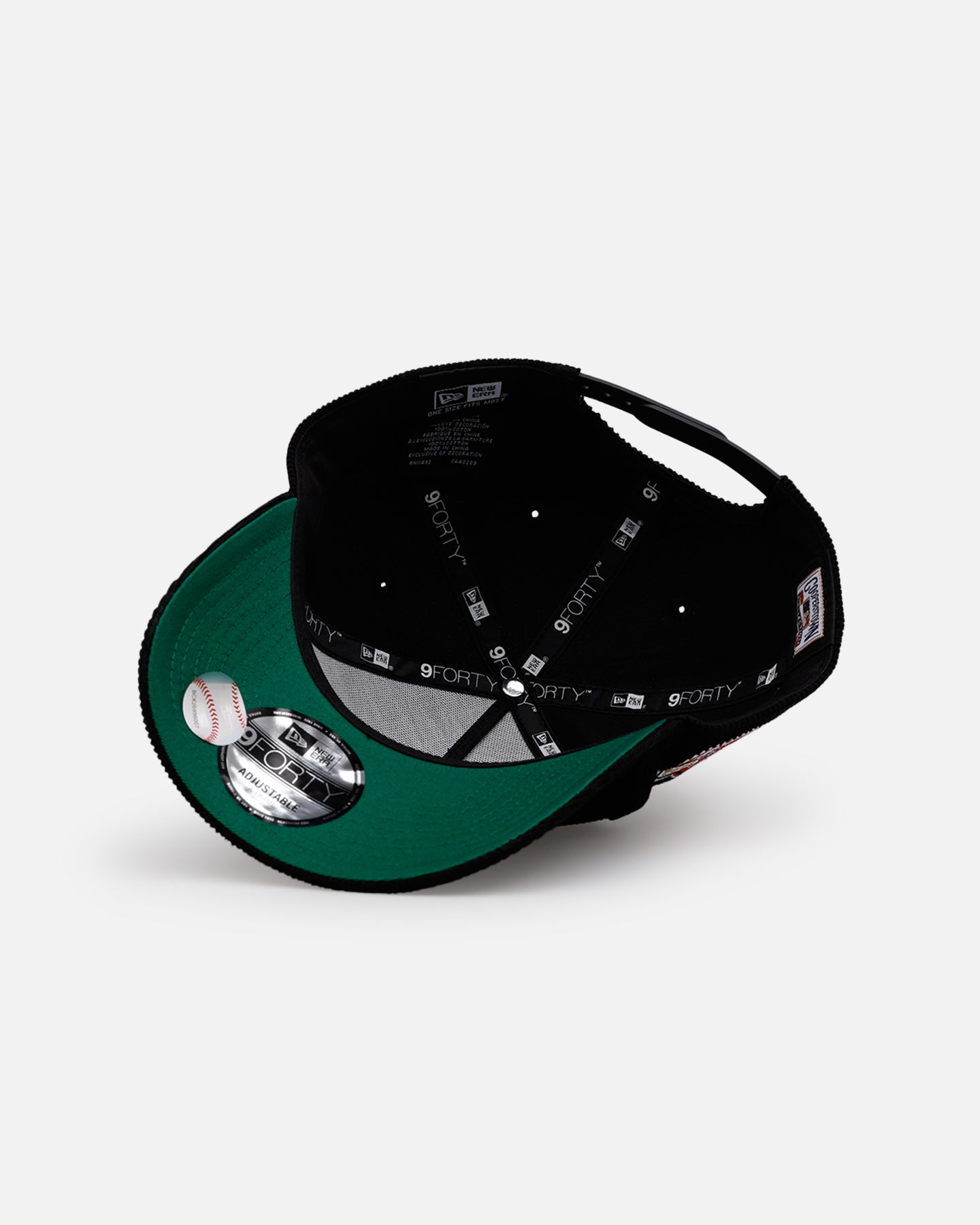 New Era St. Louis Cardinals 'Black Cord' 9FORTY A-Frame Corduroy Snapback Black