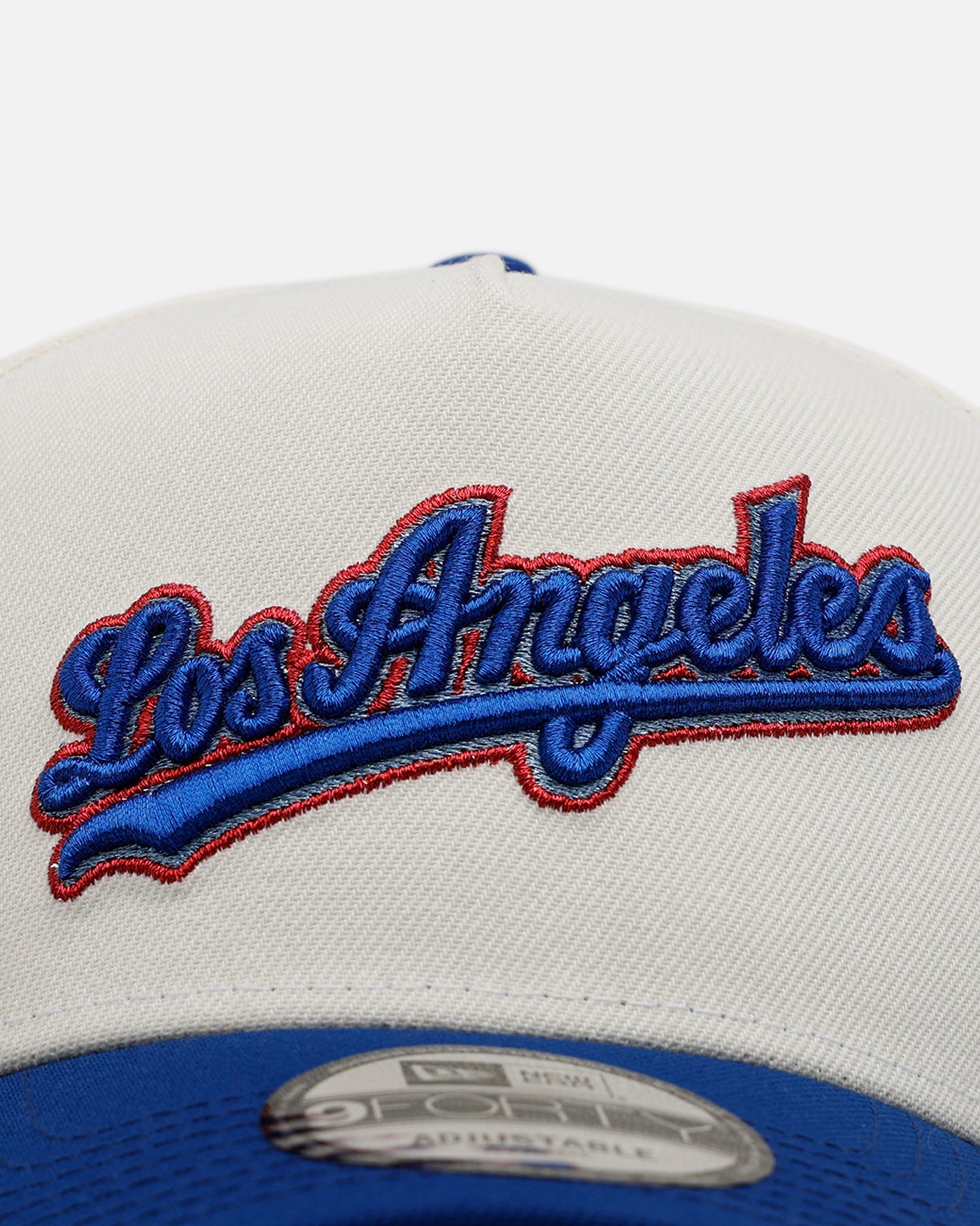 New Era Los Angeles Dodgers 'Chrome Metallic Wordmark' 9FORTY A-Frame Snapback Chrome