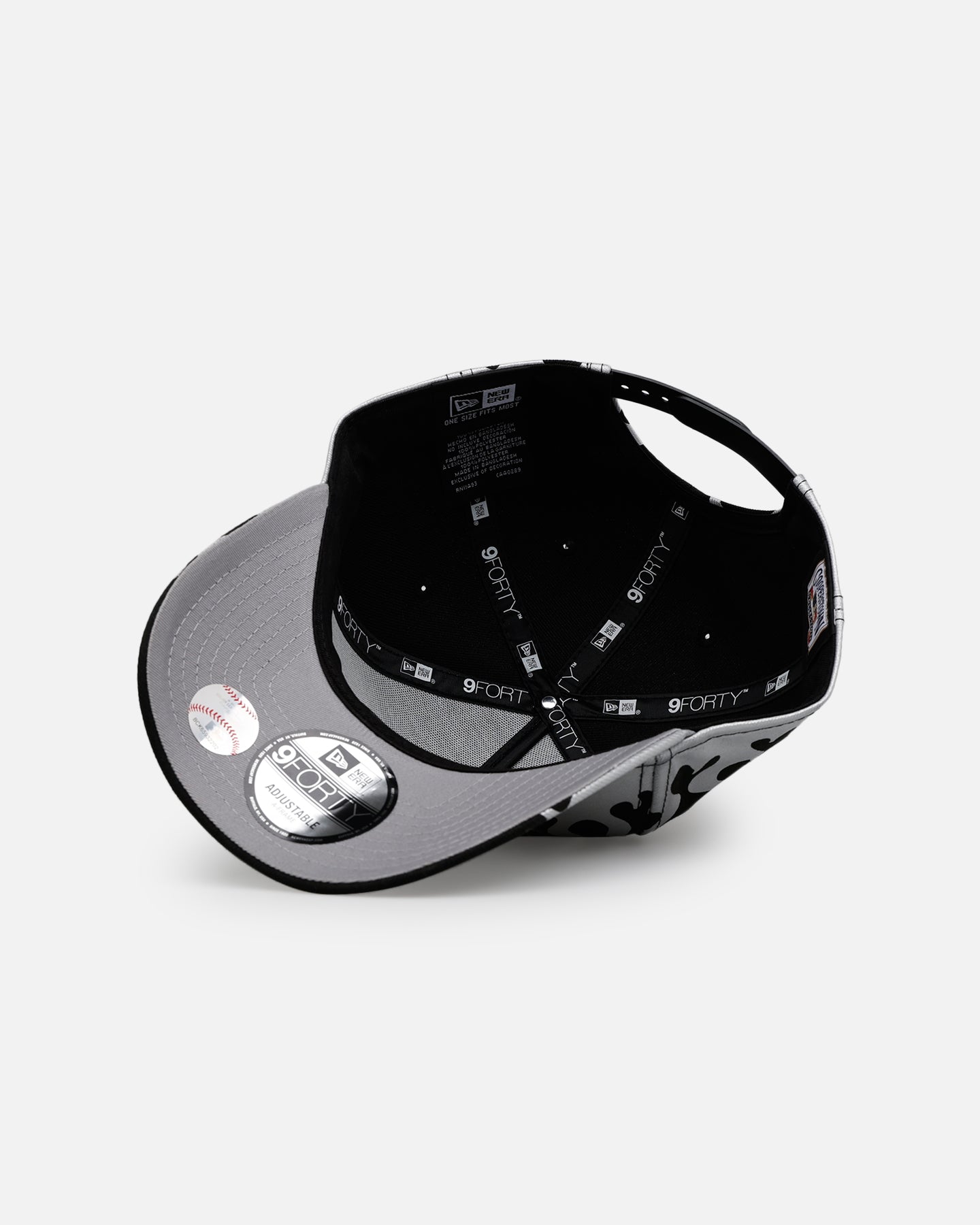 New Era Chicago Cubs 'Metallic Flames' 9FORTY A-Frame Snapback Black/Silver