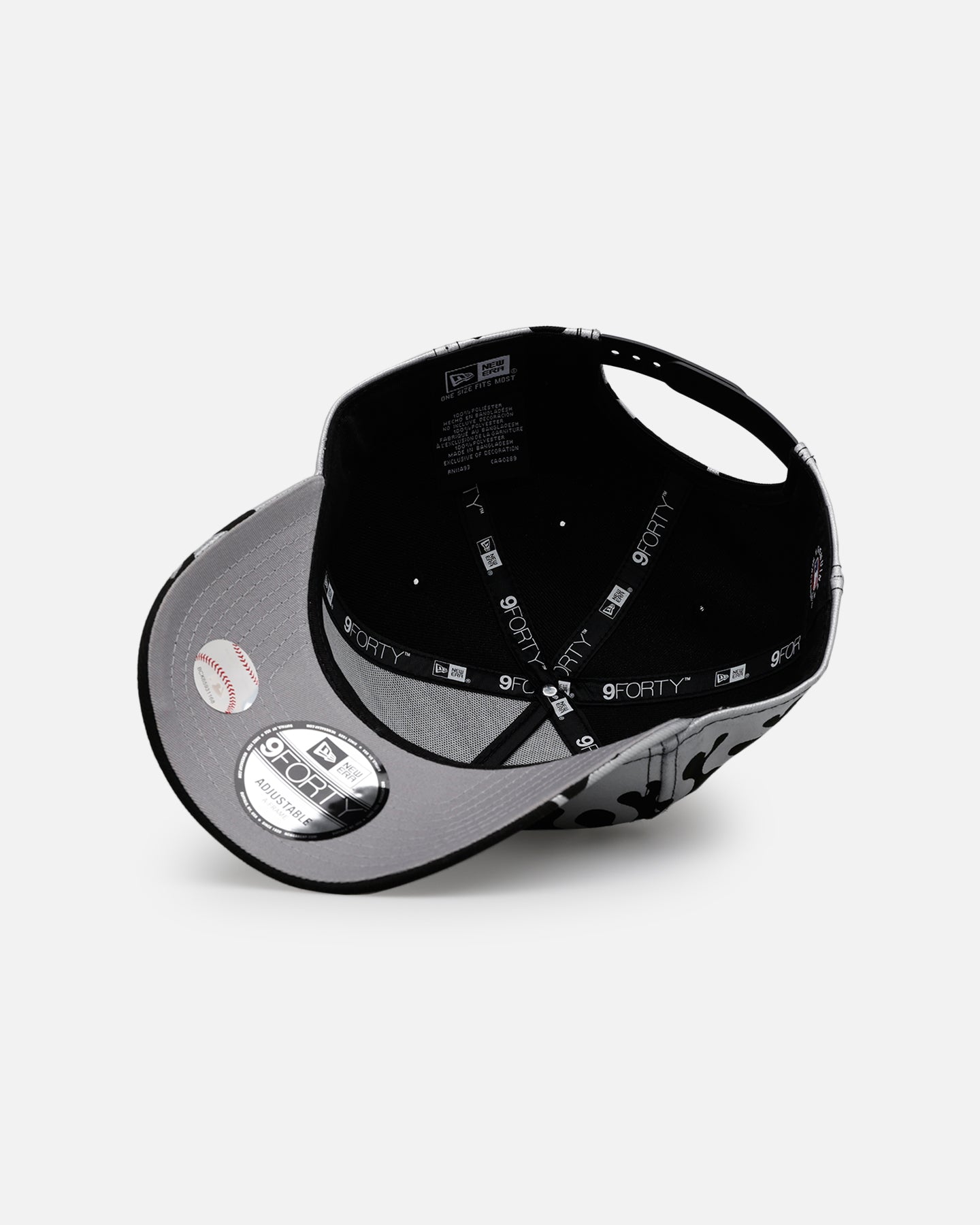 New Era San Francisco Giants 'Metallic Flames' 9FORTY A-Frame Snapback Black/Silver