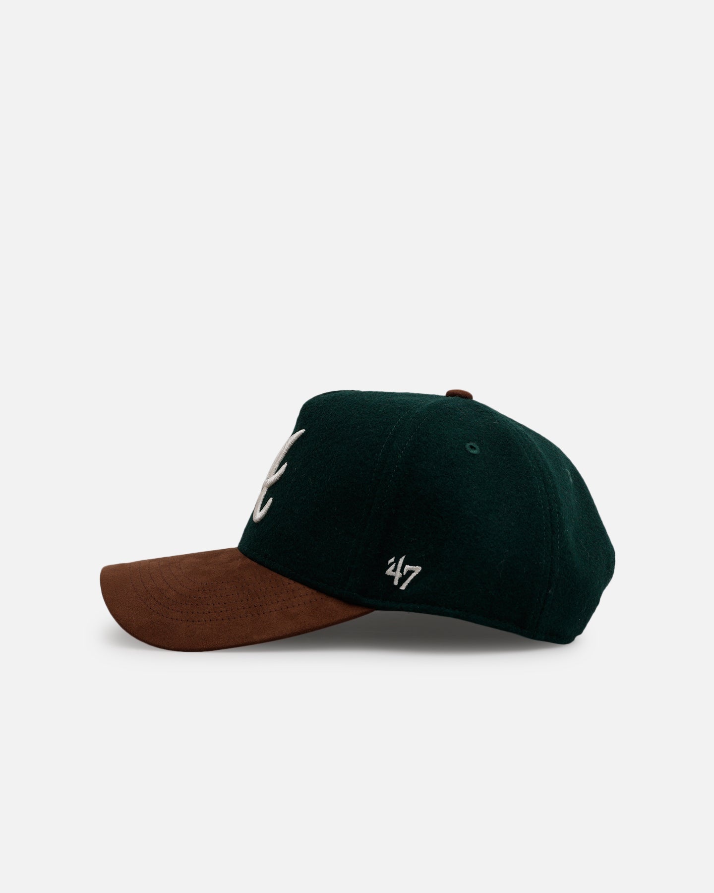 47 Brand Atlanta Braves 'Historic' 47 Offside Snapback Green/Brown