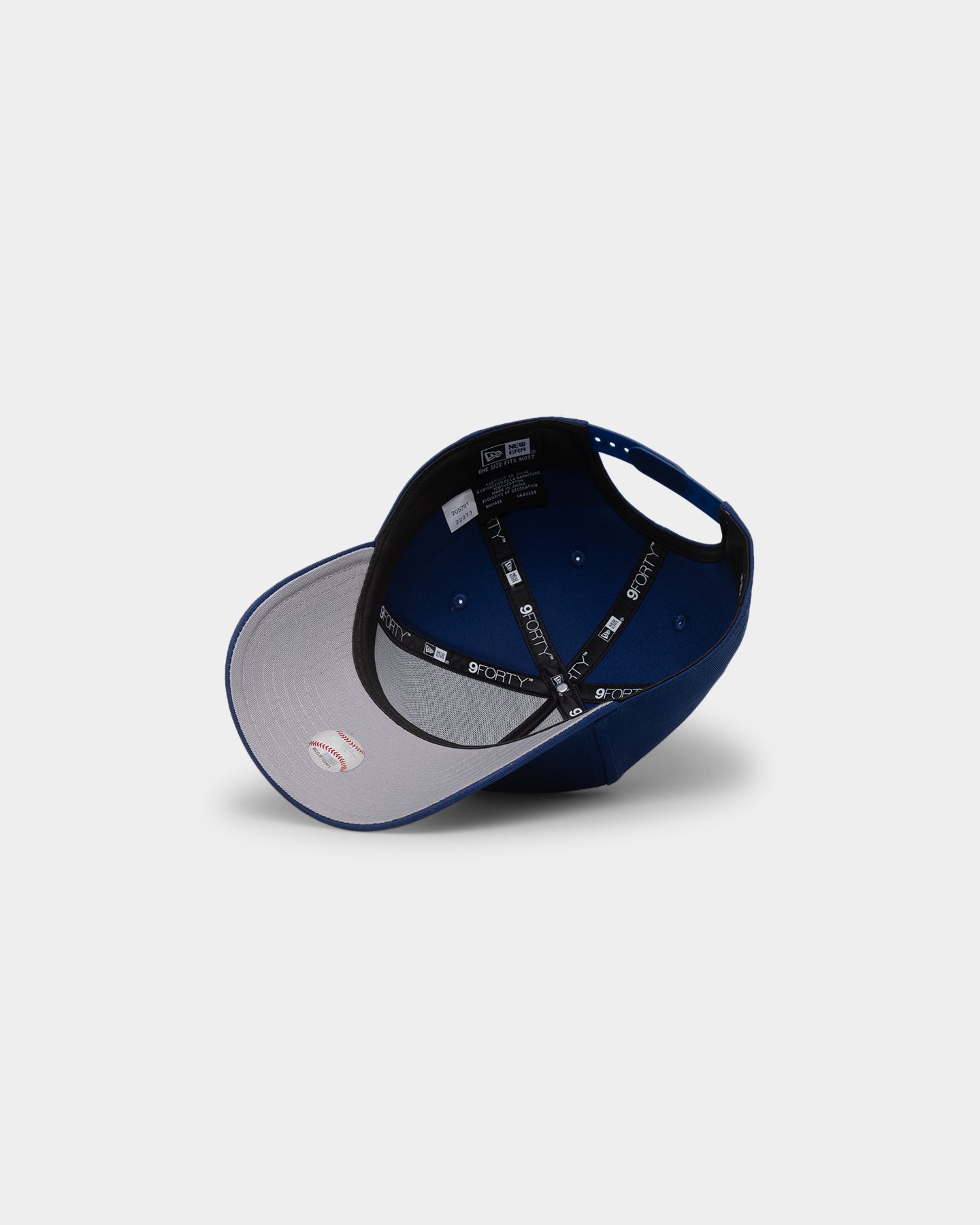 New Era Los Angeles Dodgers 'Grey Undervisor' 9FORTY A-Frame Snapback Royal/Grey