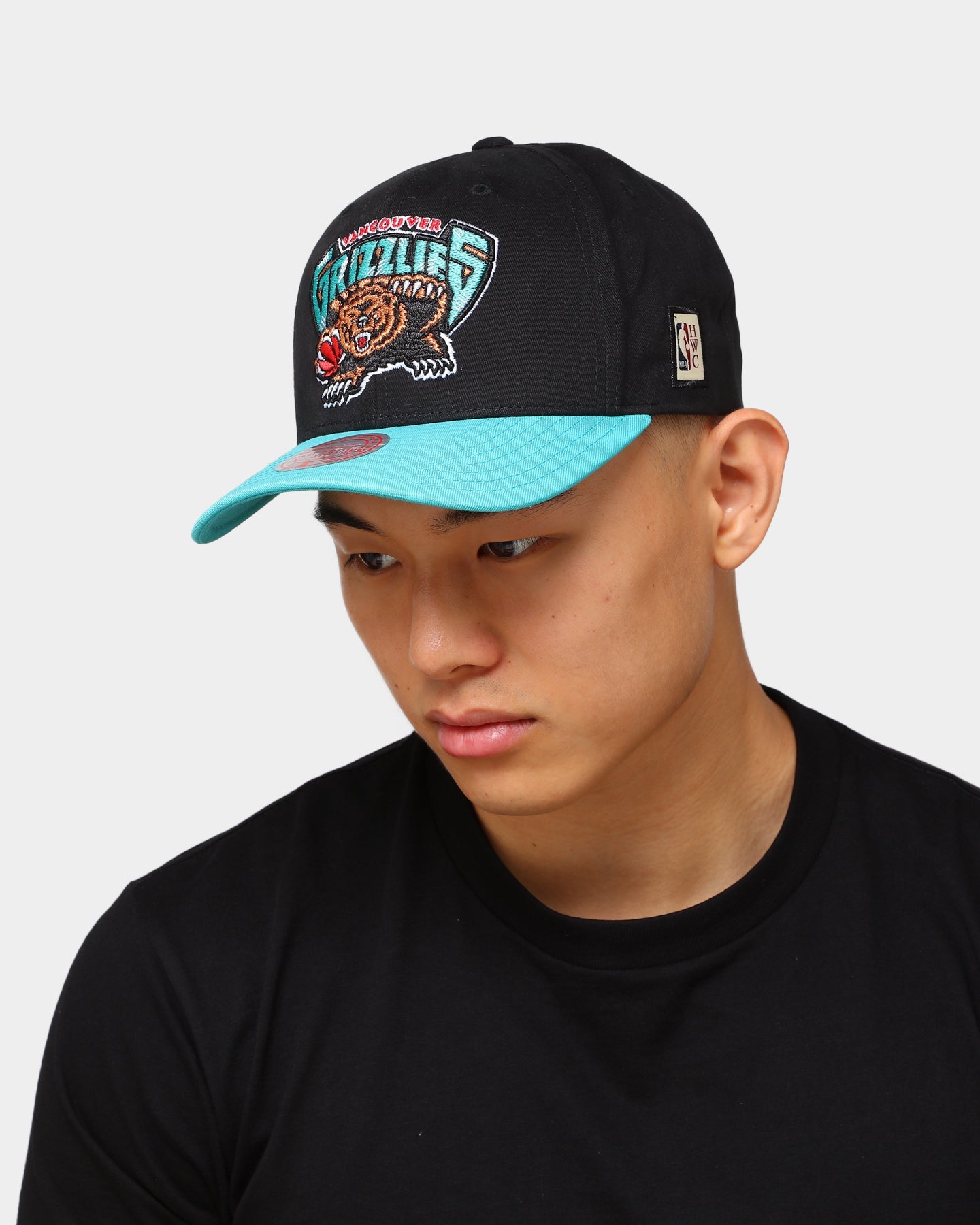 Mitchell & Ness Vancouver Grizzlies Chin It Pro Crown Snapback Black
