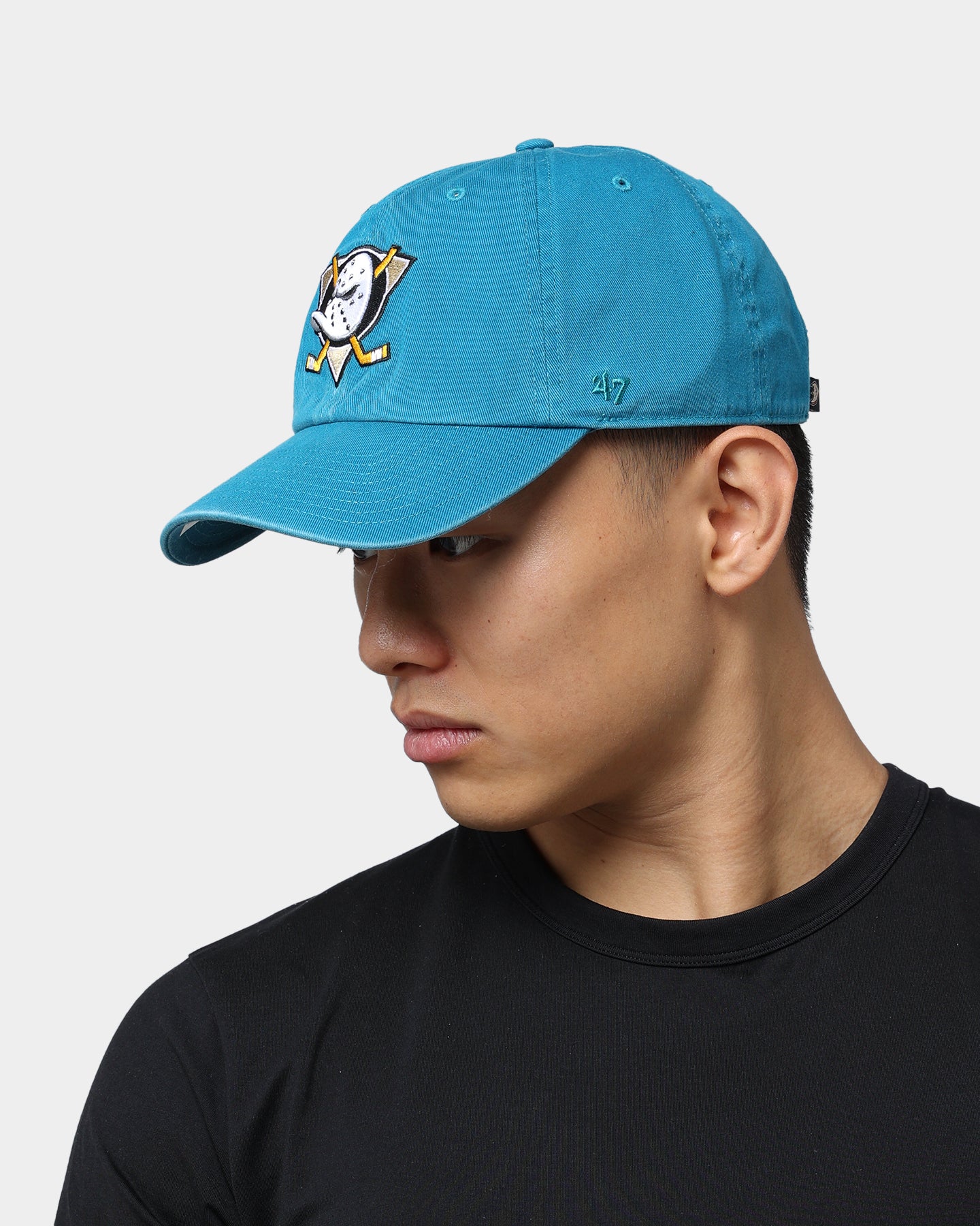 47 Brand Anaheim Ducks Clean Up Strapback Dark Teal