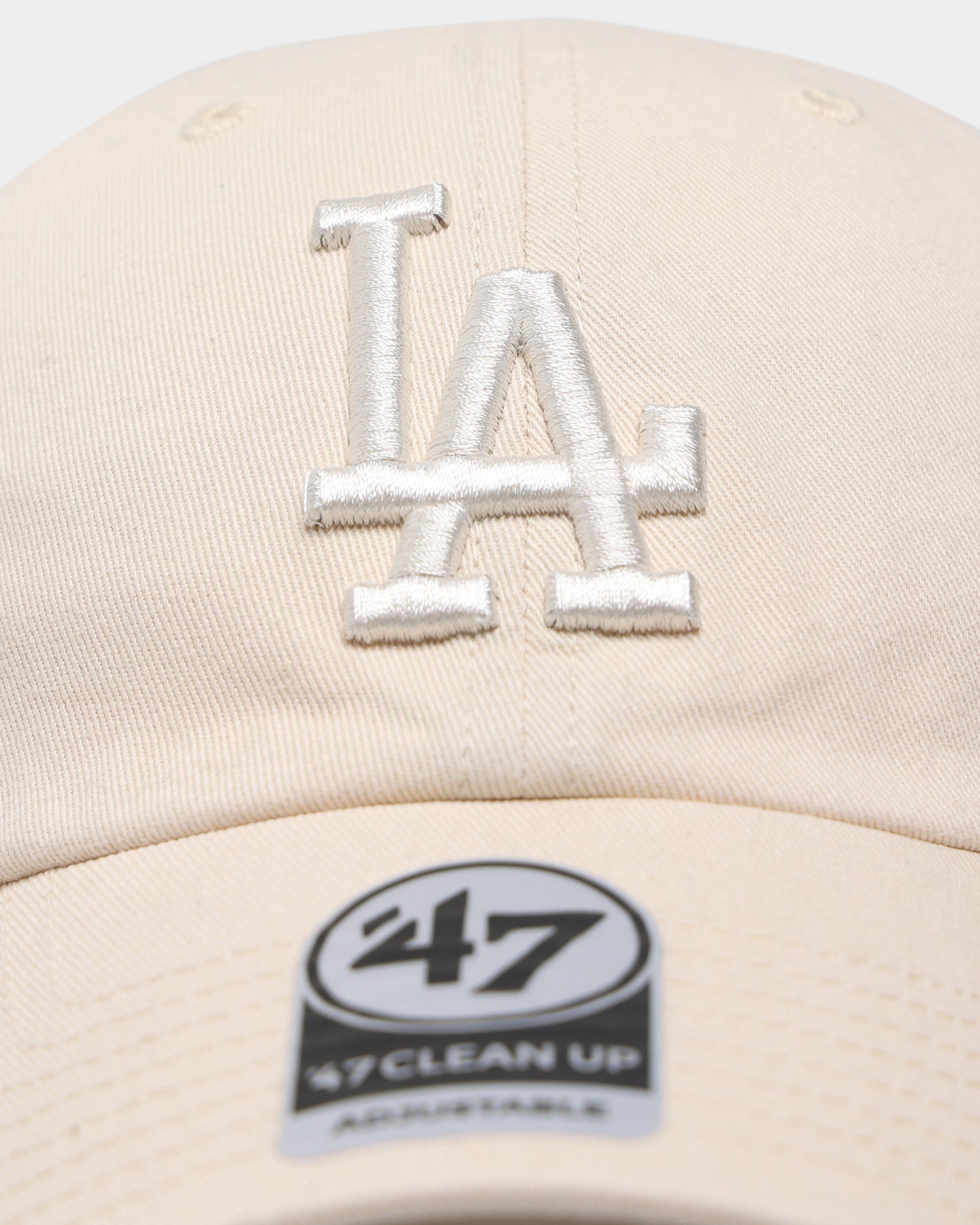 47 Brand Los Angeles Dodgers 'Vanilla Cream' Tonal Clean Up Strapback Natural