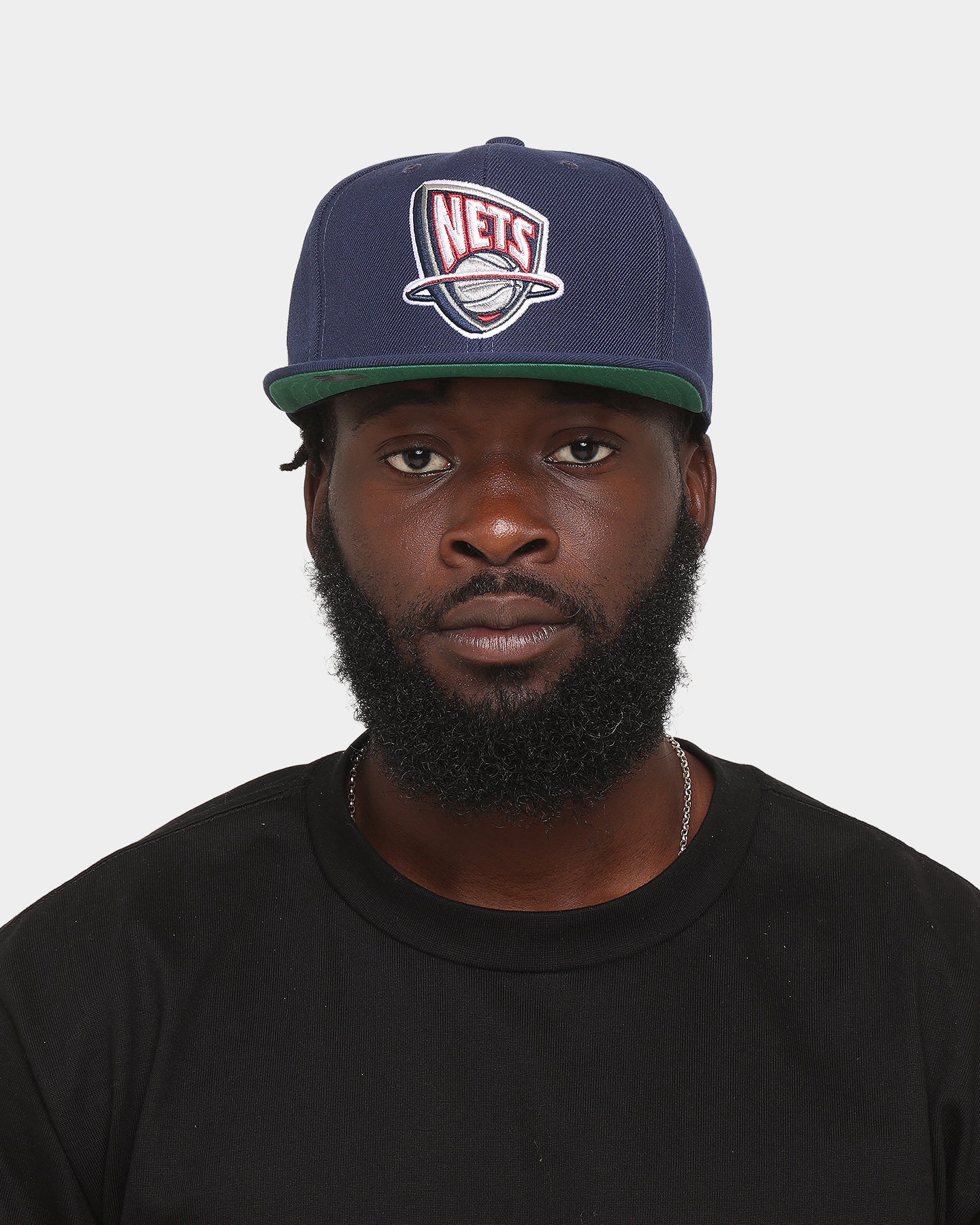 Mitchell & Ness Brooklyn Nets 'Team Ground 2.0 Hardwood Classics' Fitted Blue