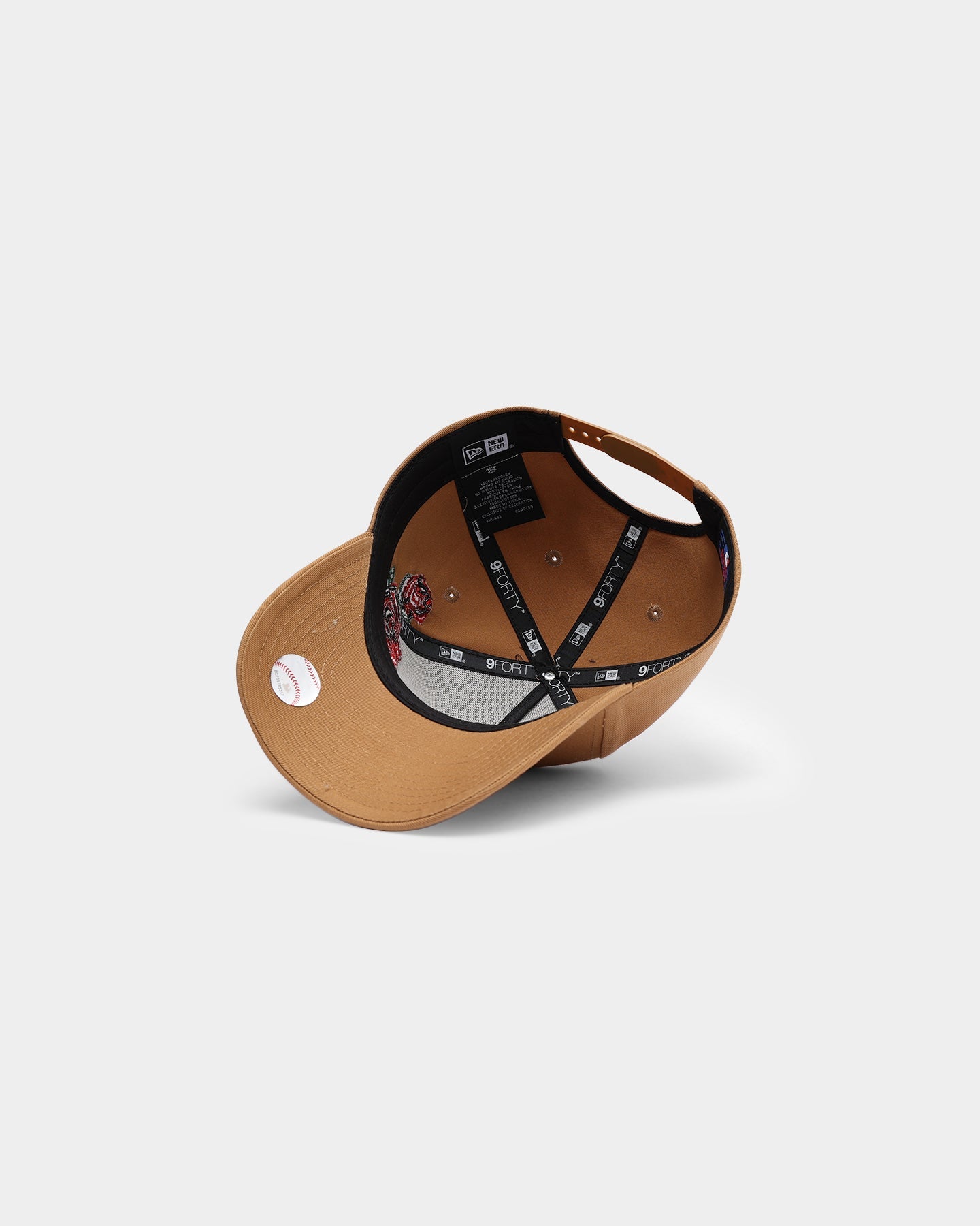 New Era Los Angeles Dodgers 'Rose Emblem' 9FORTY A-Frame Snapback Wheat/Black