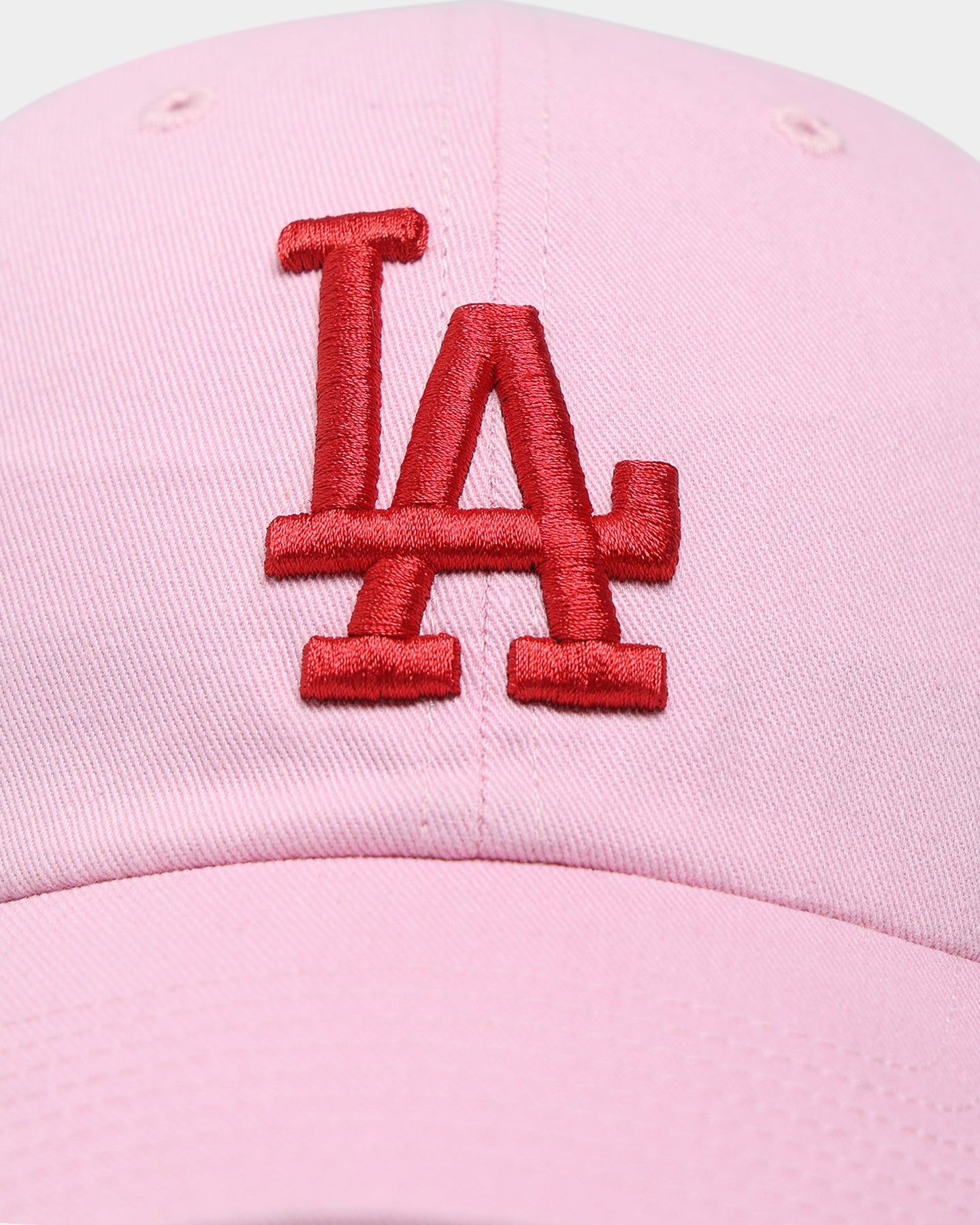 47 Brand Los Angeles Dodgers Ballpark 'Lover Not A Fighter' Clean Up Strapback Petal Pink