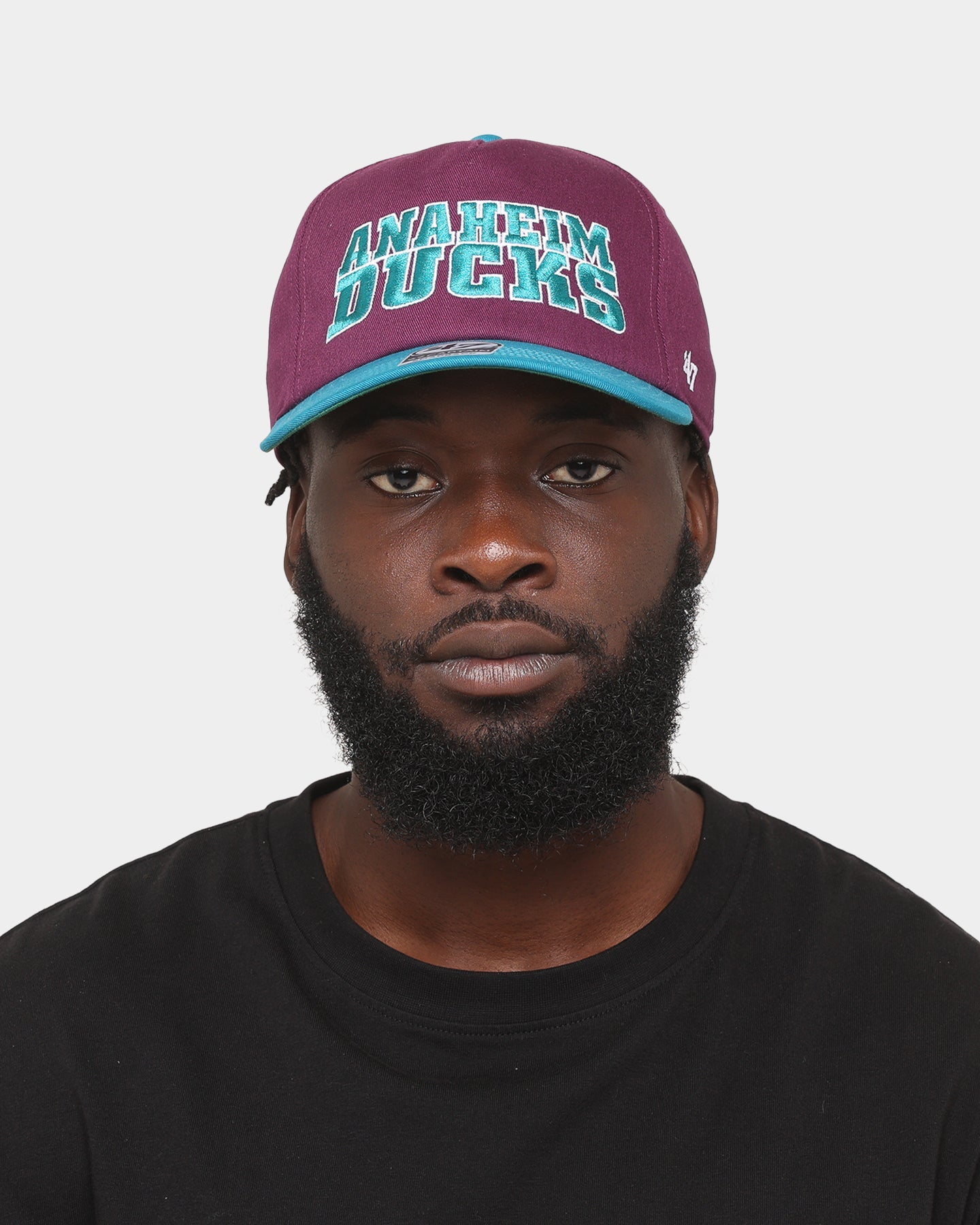 47 Brand Anaheim Ducks 'Ducks' Script Nantasket Captain Snapback Plum