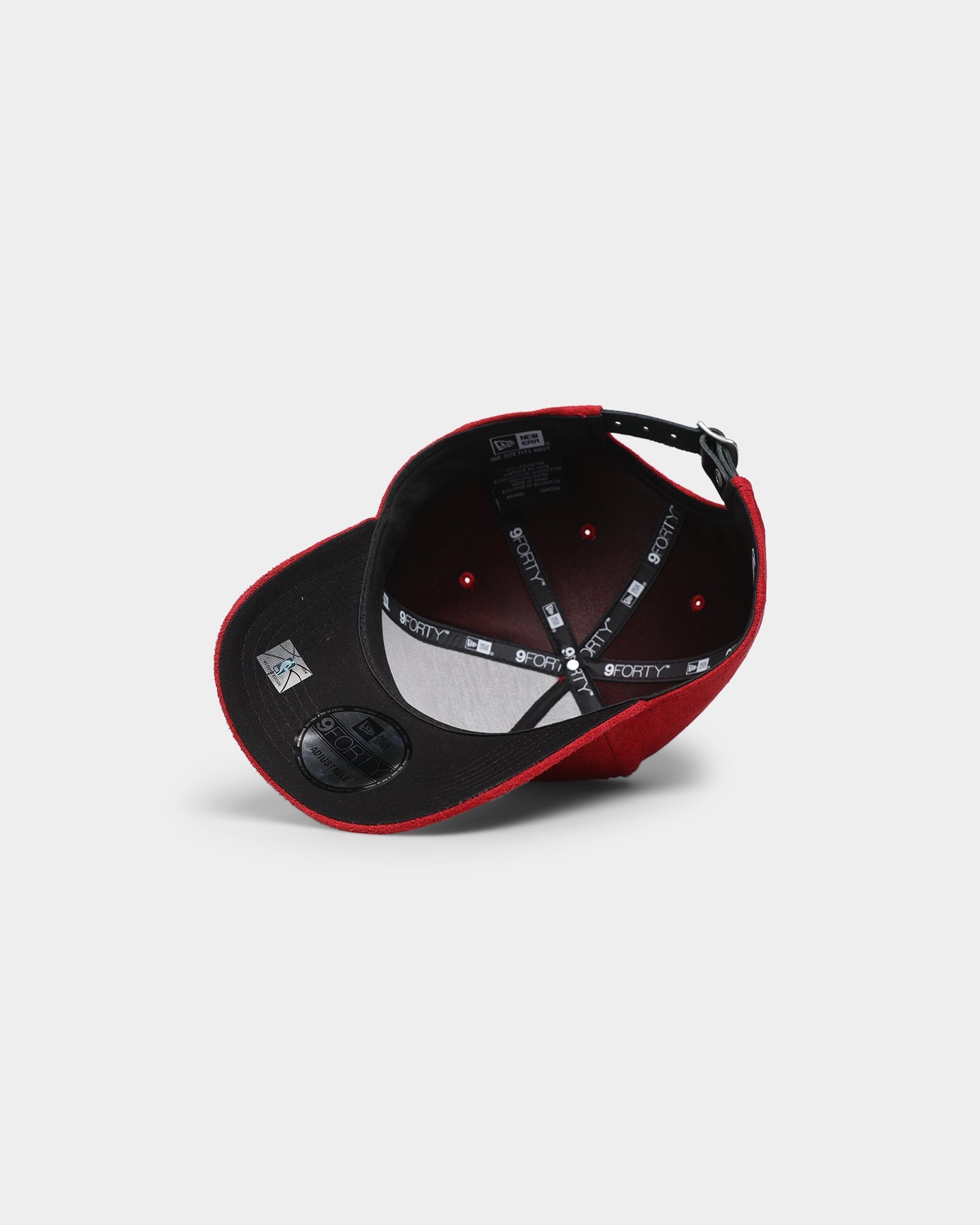 New Era Chicago Bulls 'Scarlet Red Suede' 9FORTY K-Frame Strapback Scarlet/Black
