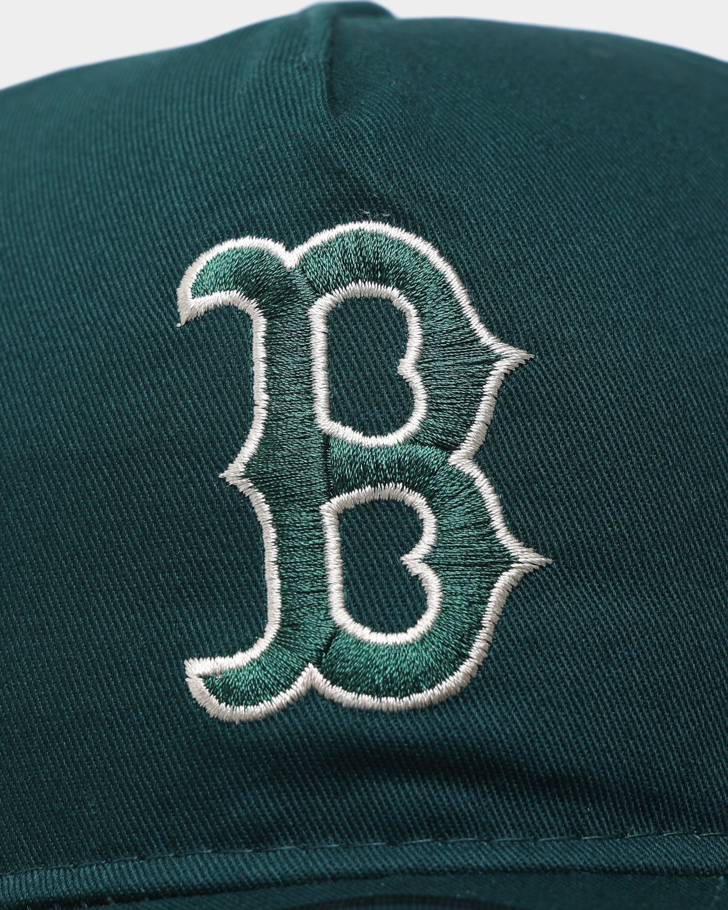 New Era Boston Red Sox 'Green & Cream' Old Golfer Snapback Dark Green
