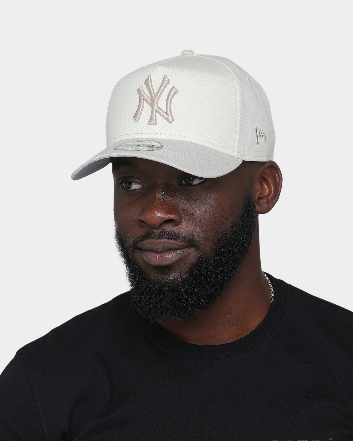 New Era New York Yankees 9FORTY A-Frame Snapback Chrome White