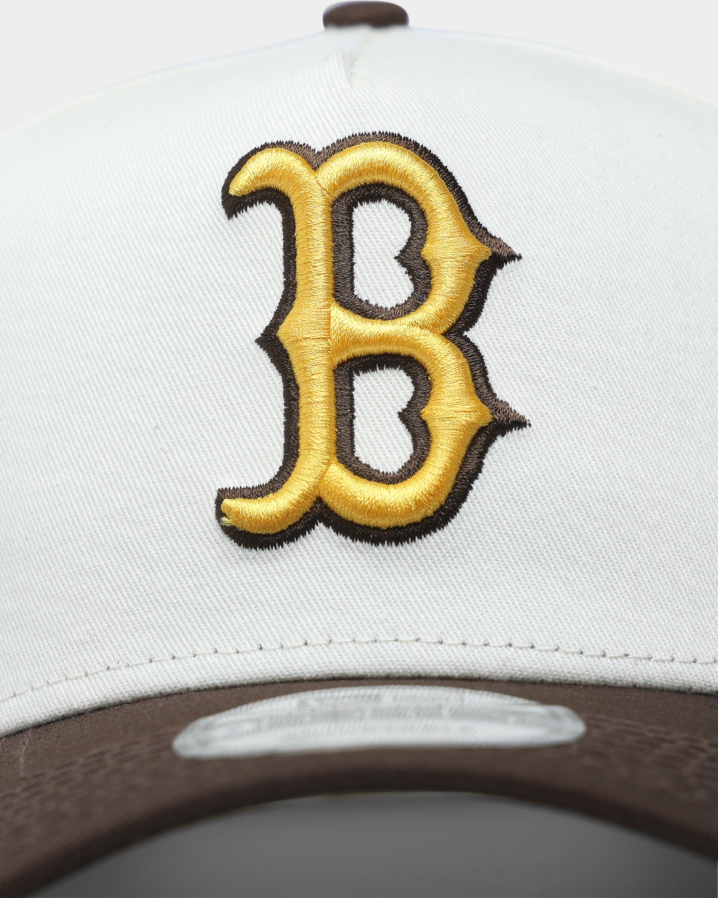 New Era Boston Red Sox 'Cereal' 9FORTY A-Frame Snapback Chrome White/Walnut