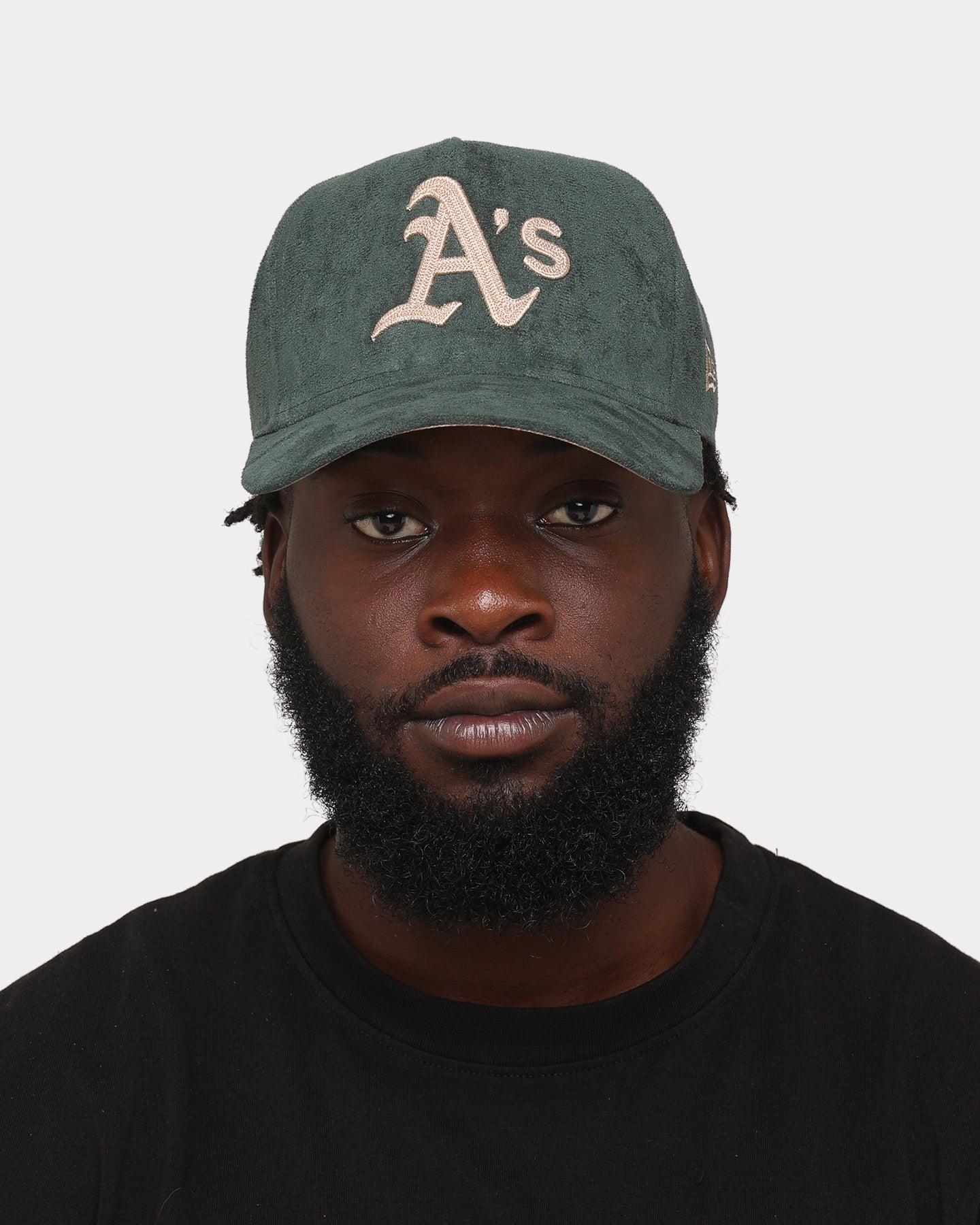 New Era Oakland Athletics 'Forest Suede & Camel' 9FORTY K-Frame Strapback Dark Green