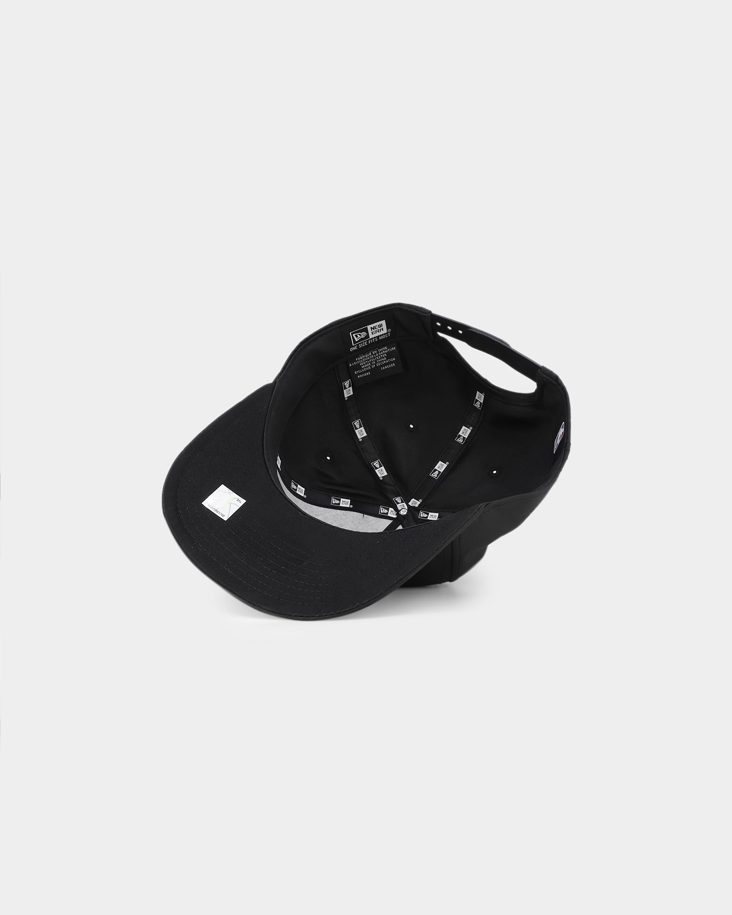 New Era Los Angeles Lakers 'Black Chrome Script' Prolight Old Golfer Snapback Black