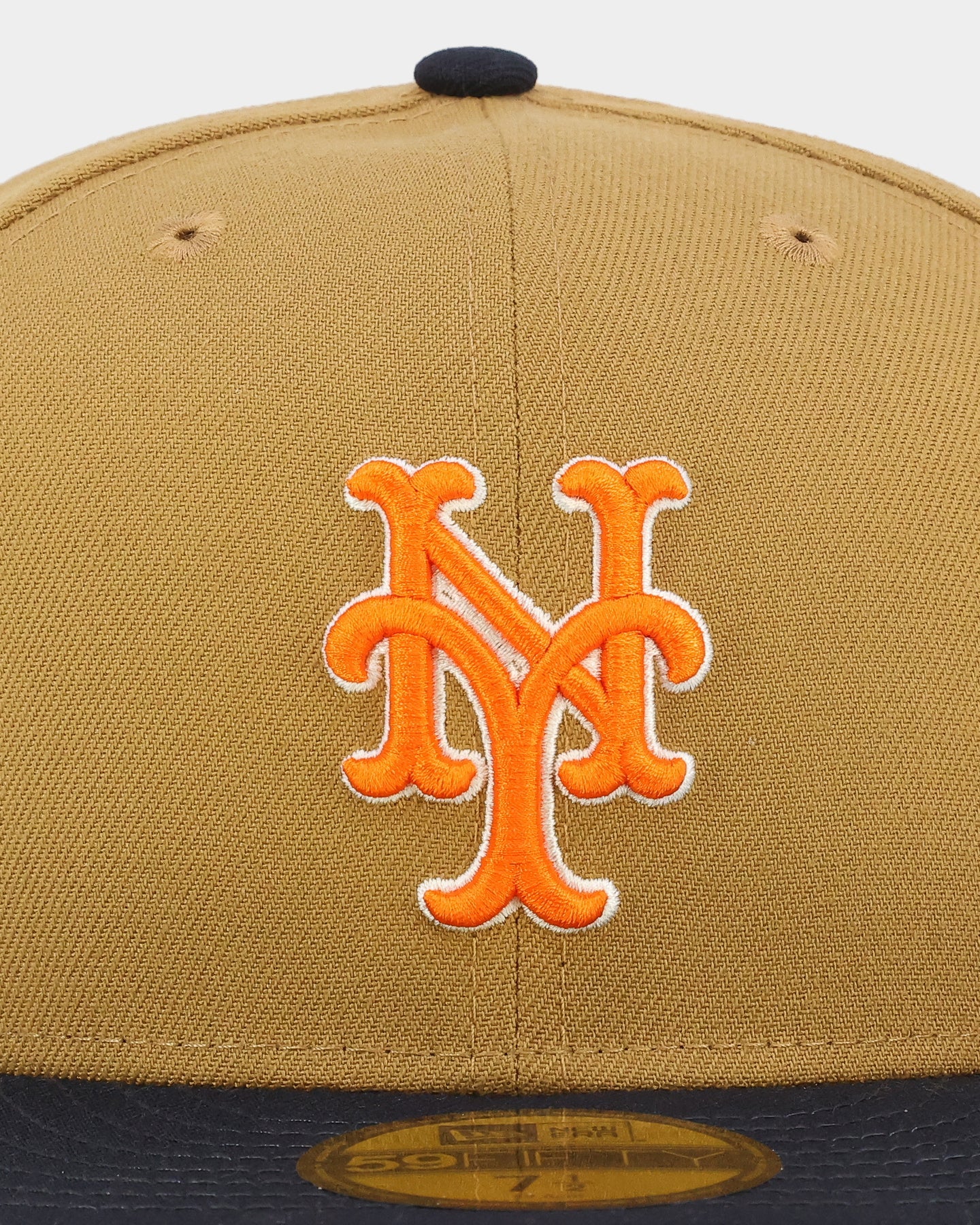 New Era New York Mets 'Midnight Harvest 2-Tone' 59FIFTY Fitted Wheat/Navy