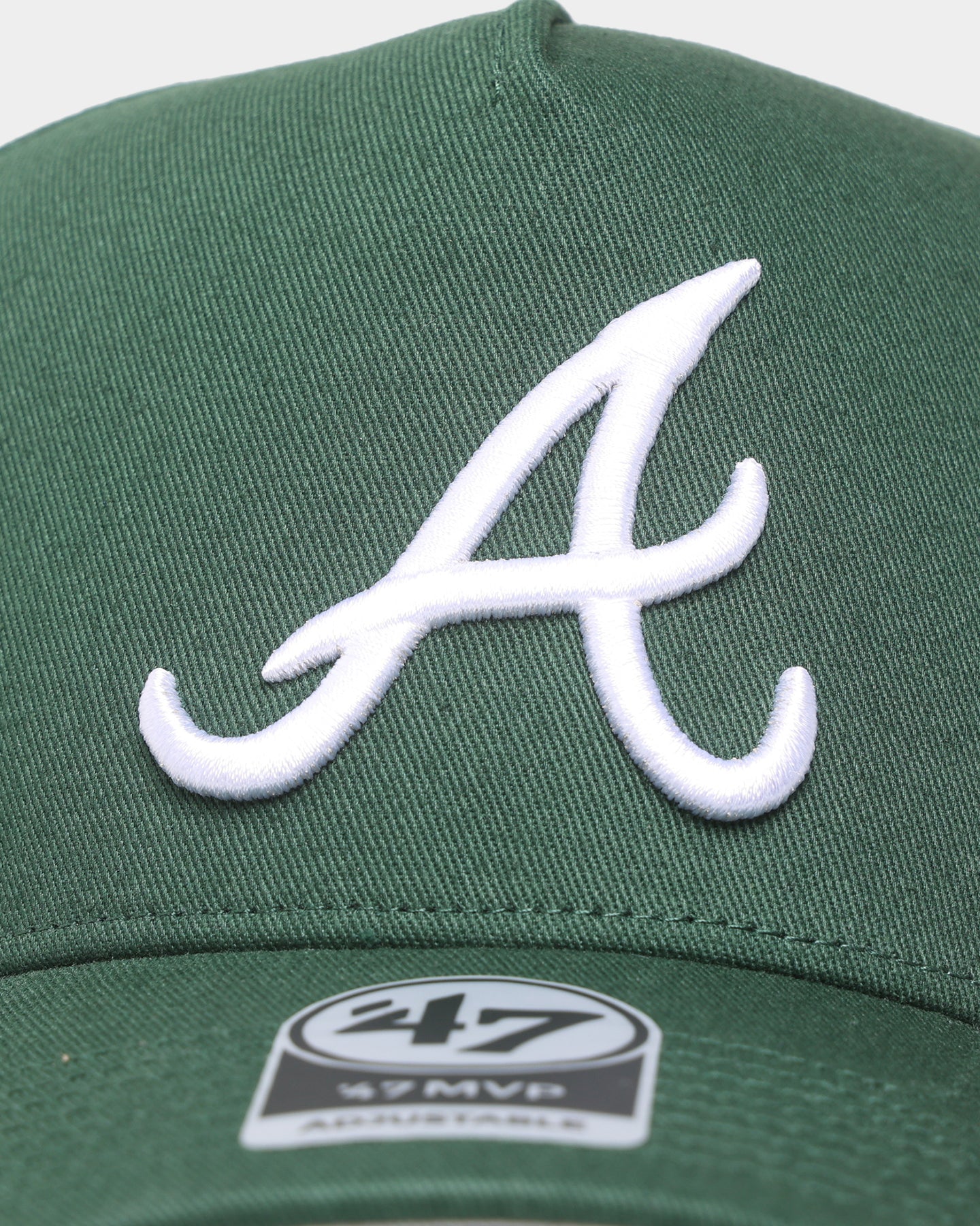47 Brand Atlanta Braves Sure Shot MVP DT Snapback Dark Green/Red