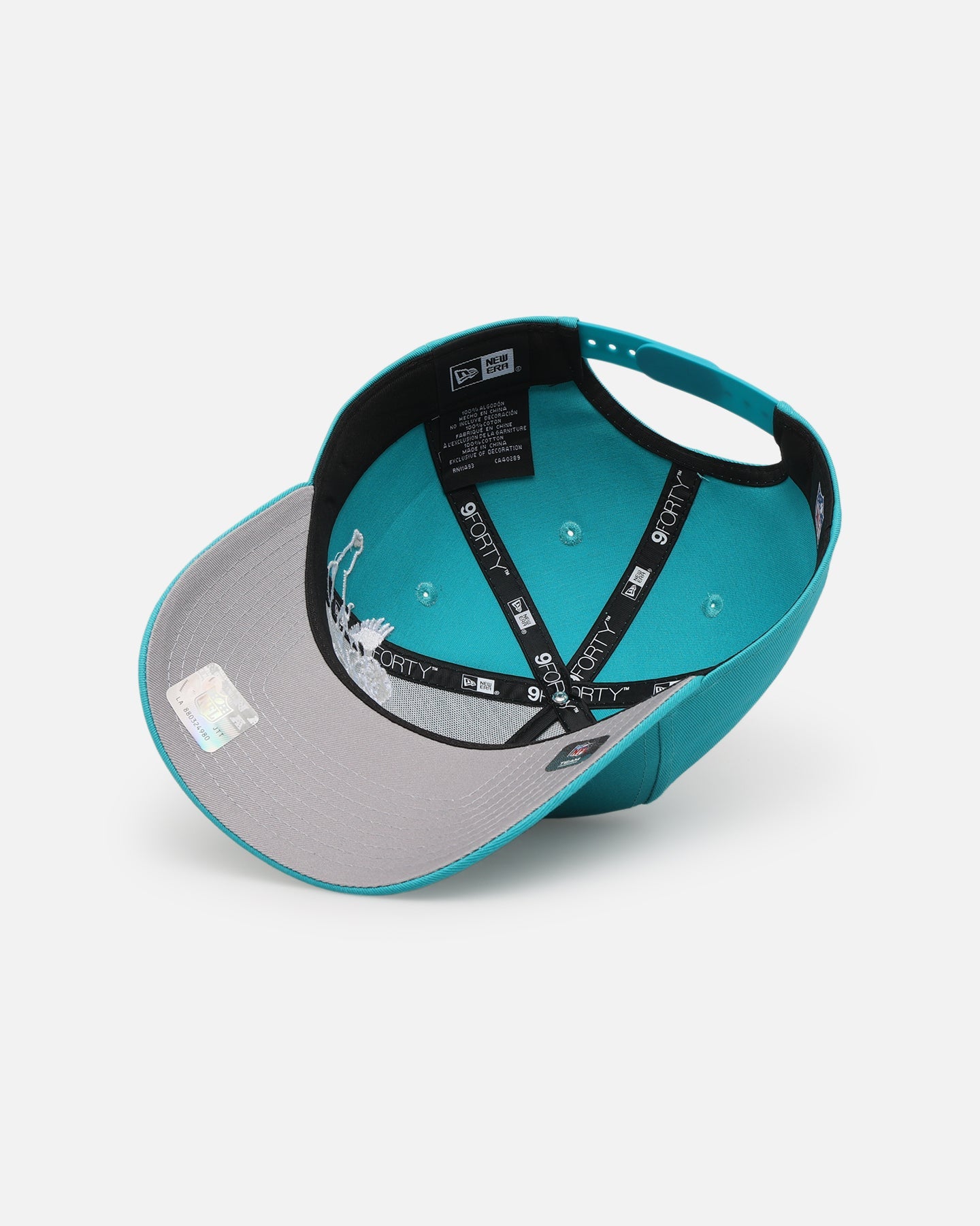 New Era Miami Dolphins 'Cherub Official Team Color' 9FORTY A-Frame Snapback Teal
