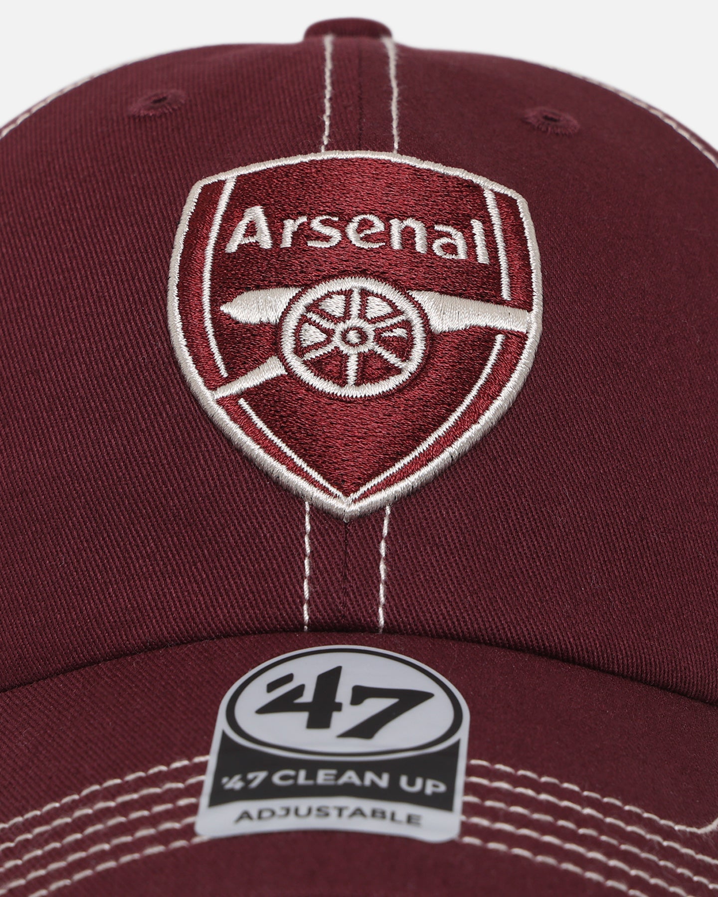 47 Brand Arsenal Football Club 47 Clean Up Strapback Dark Maroon