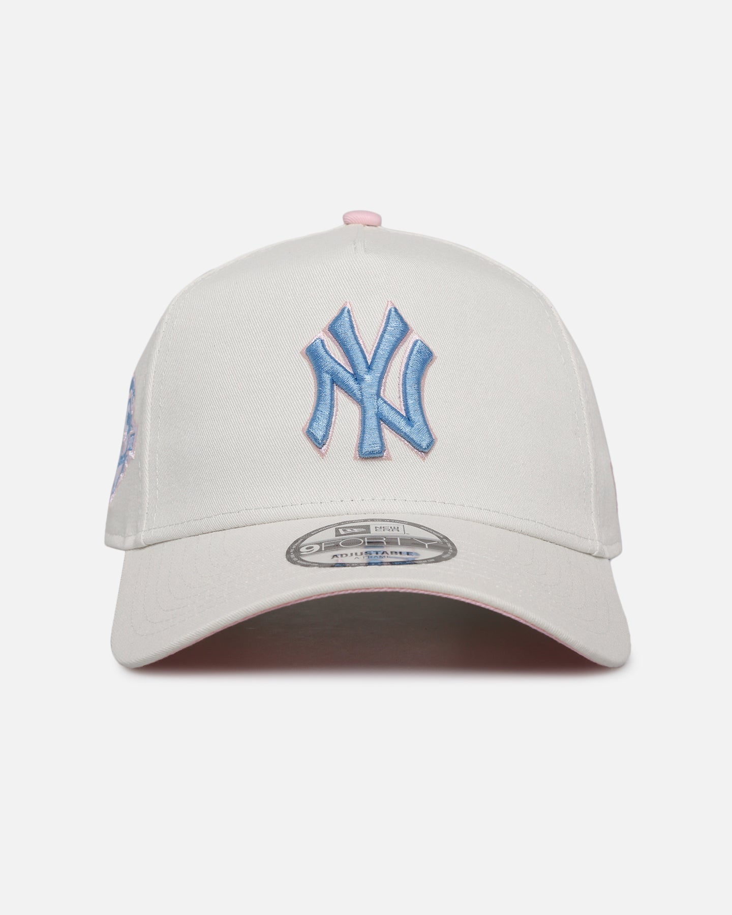 New Era New York Yankees 'Pastel' 9FORTY A-Frame Snapback Chrome White