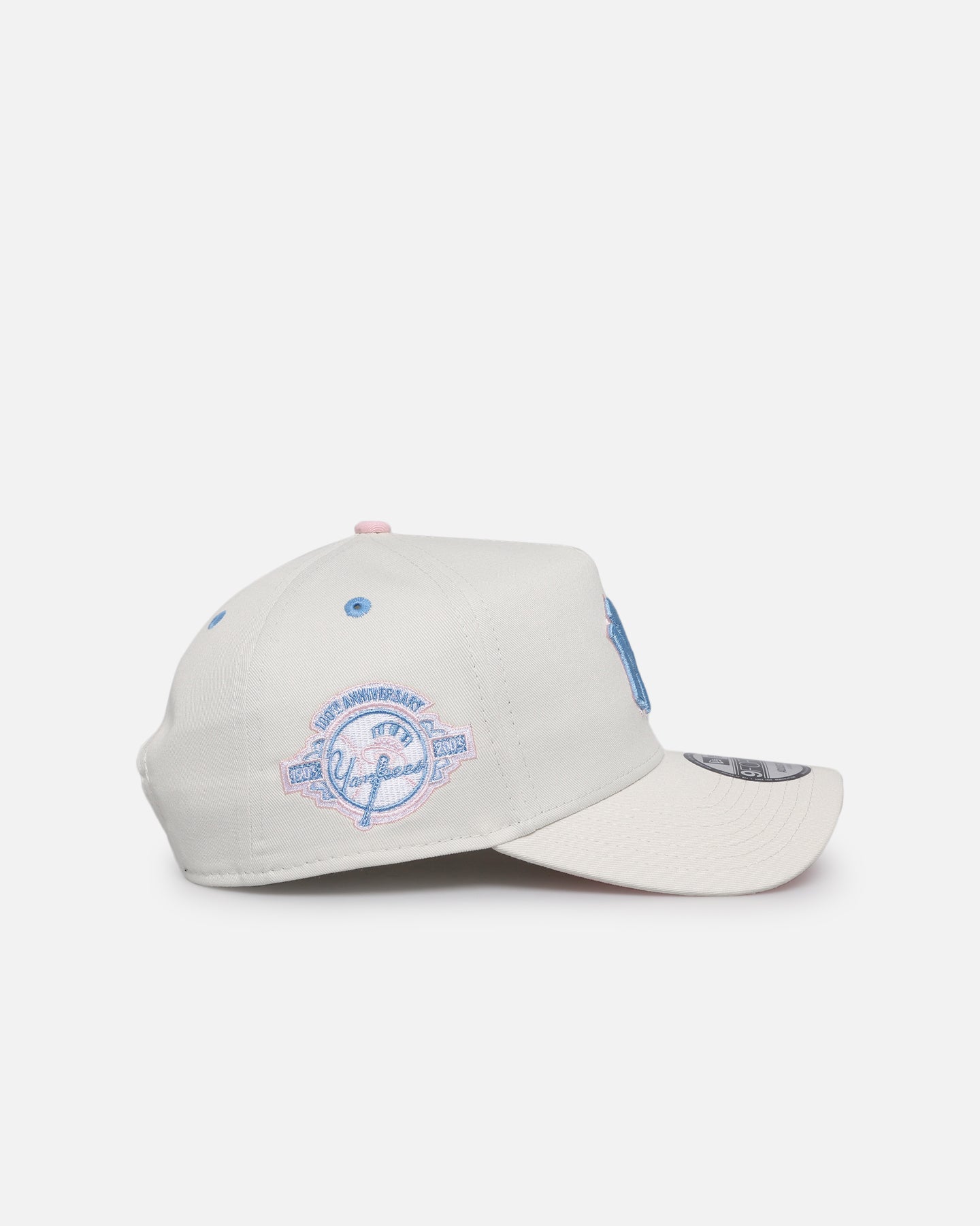 New Era New York Yankees 'Pastel' 9FORTY A-Frame Snapback Chrome White