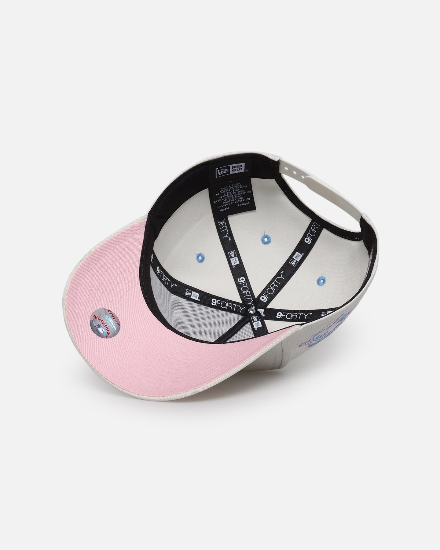 New Era New York Yankees 'Pastel' 9FORTY A-Frame Snapback Chrome White