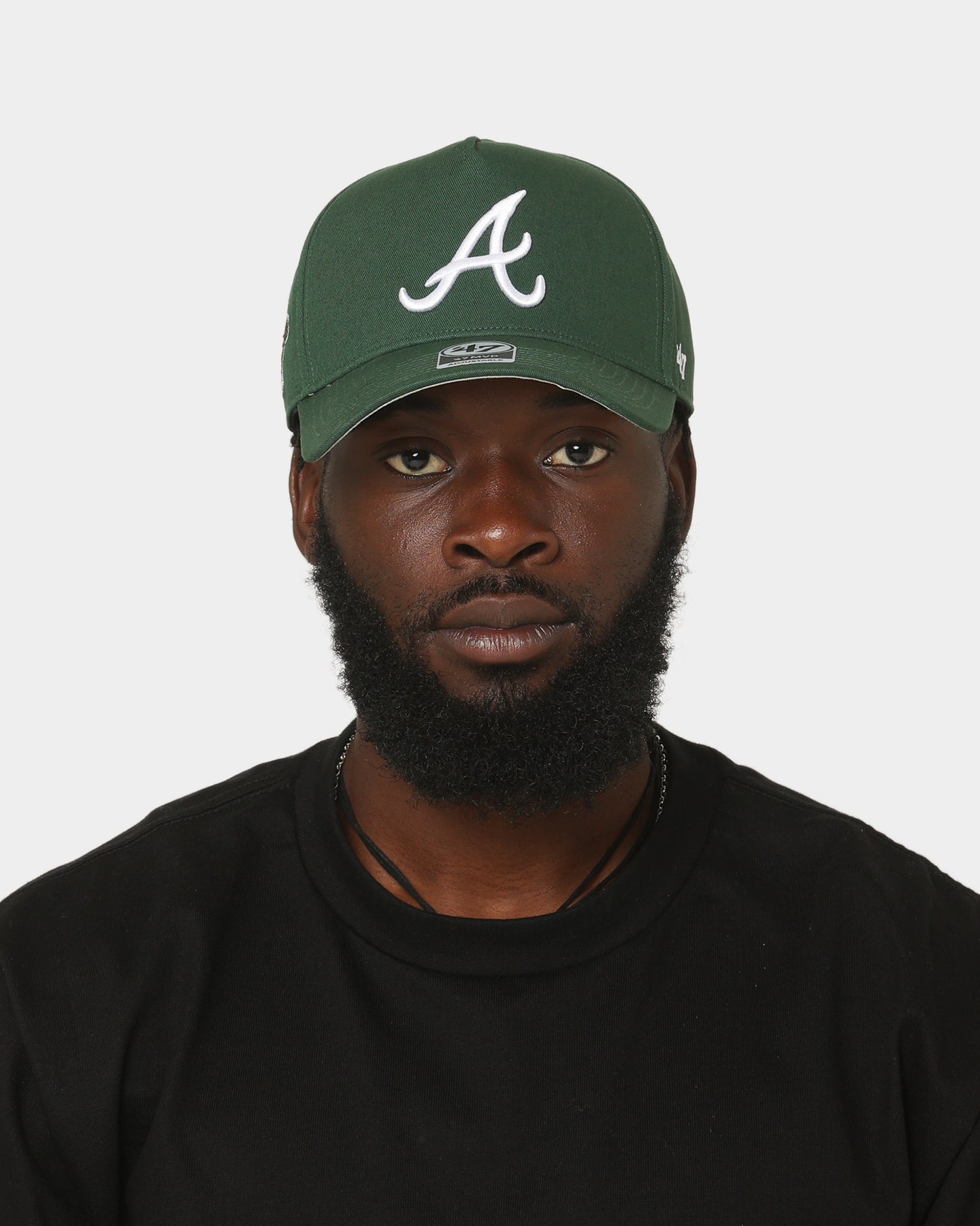 47 Brand Atlanta Braves Sure Shot 47 MVP DT Snapback Dark Green/Grey