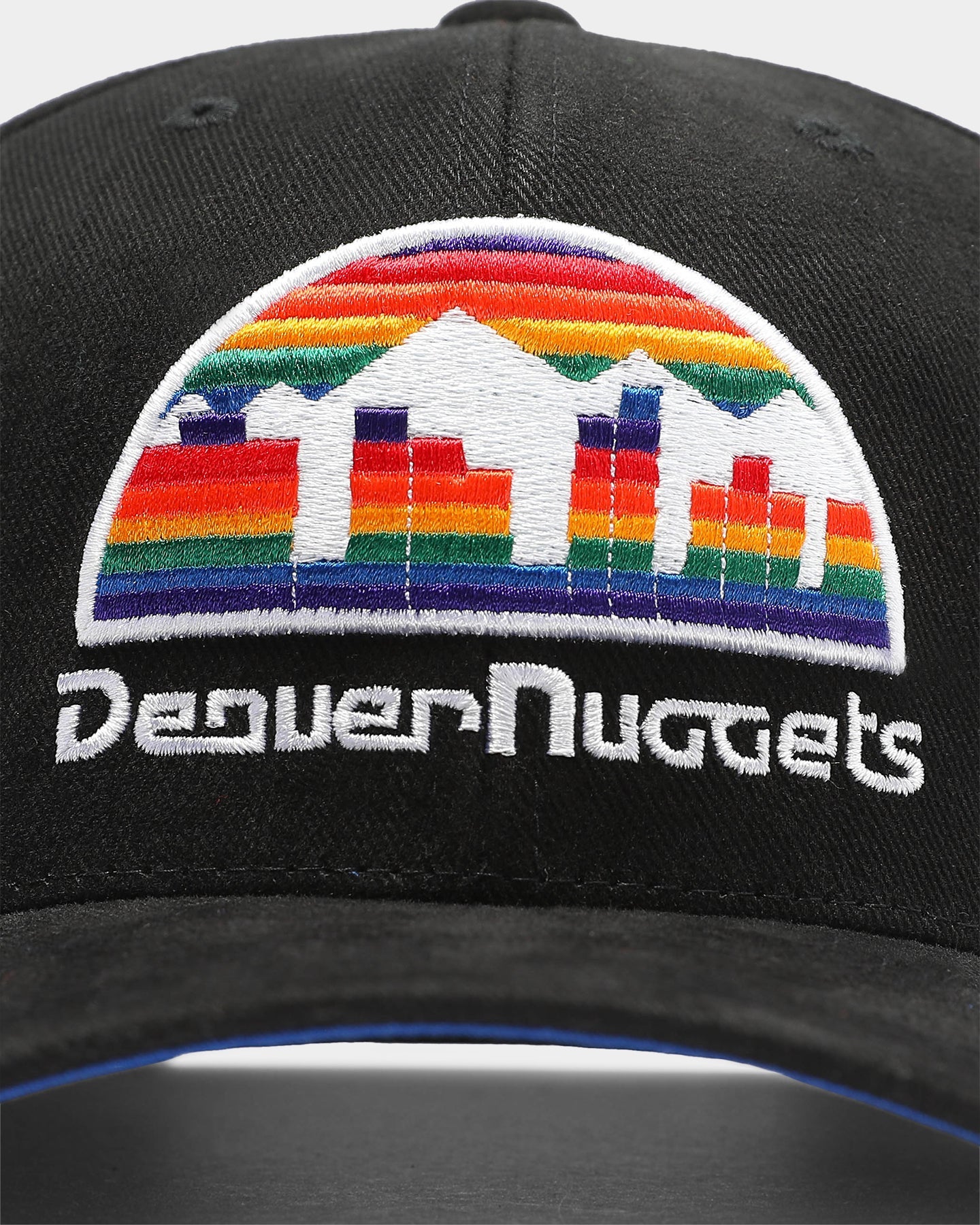 Mitchell & Ness Denver Nuggets Hardwood Classics Pro Crown Snapback Black