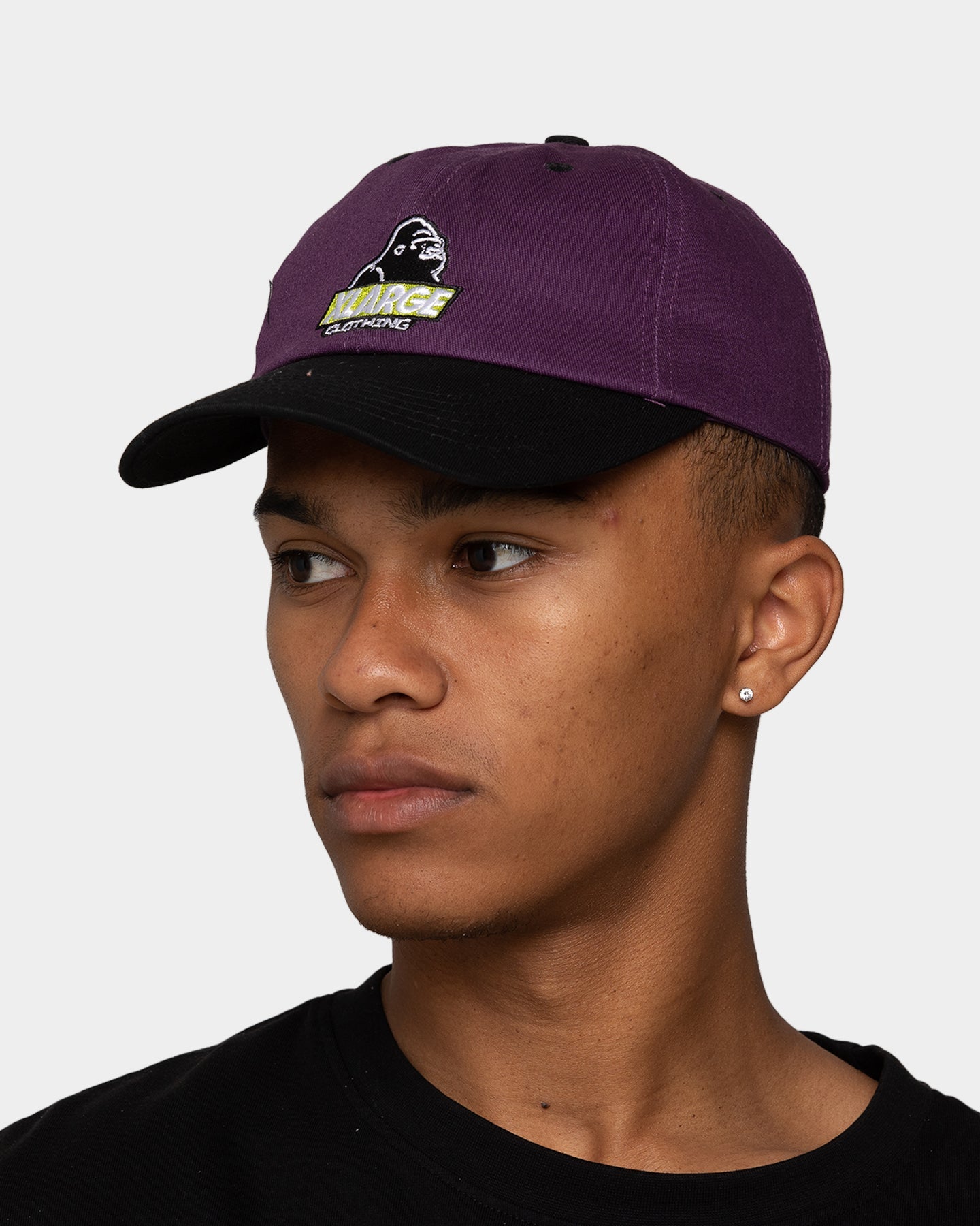 XLARGE Slanted Logo Snapback Purple/Black