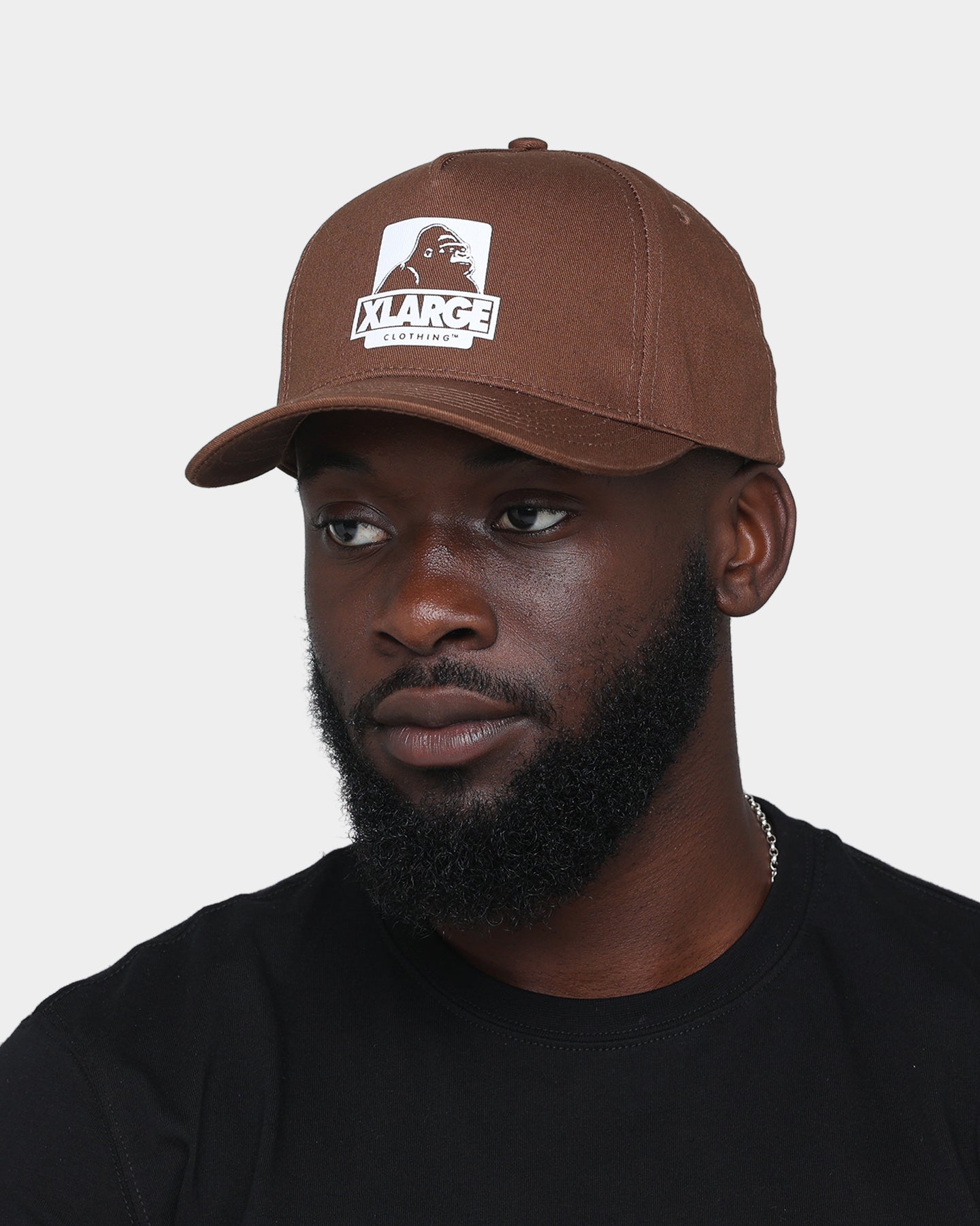 X-LARGE 91 5-Panel Snapback Brown/White