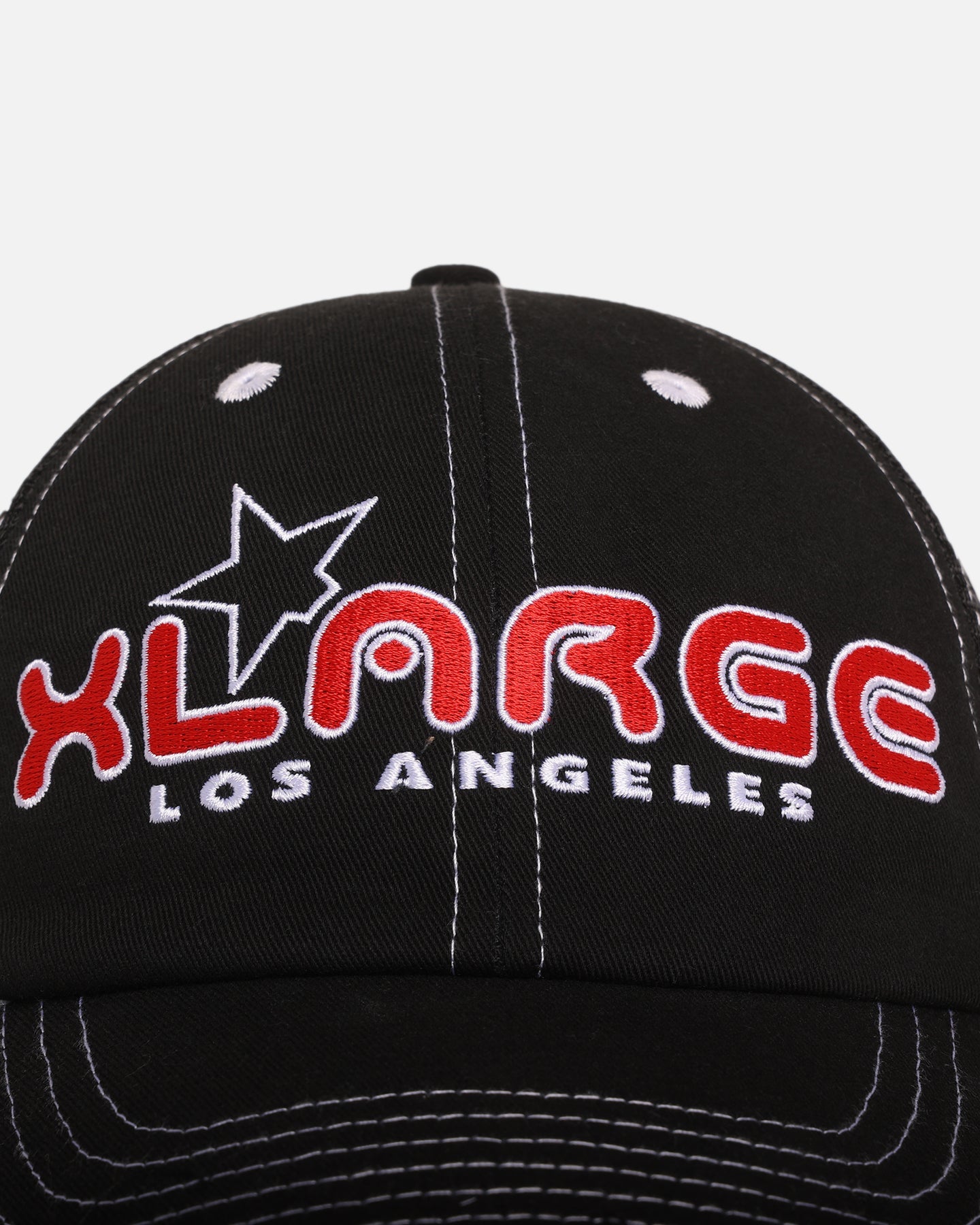 X-Large XL Star Low Pro Trucker Snapback Black