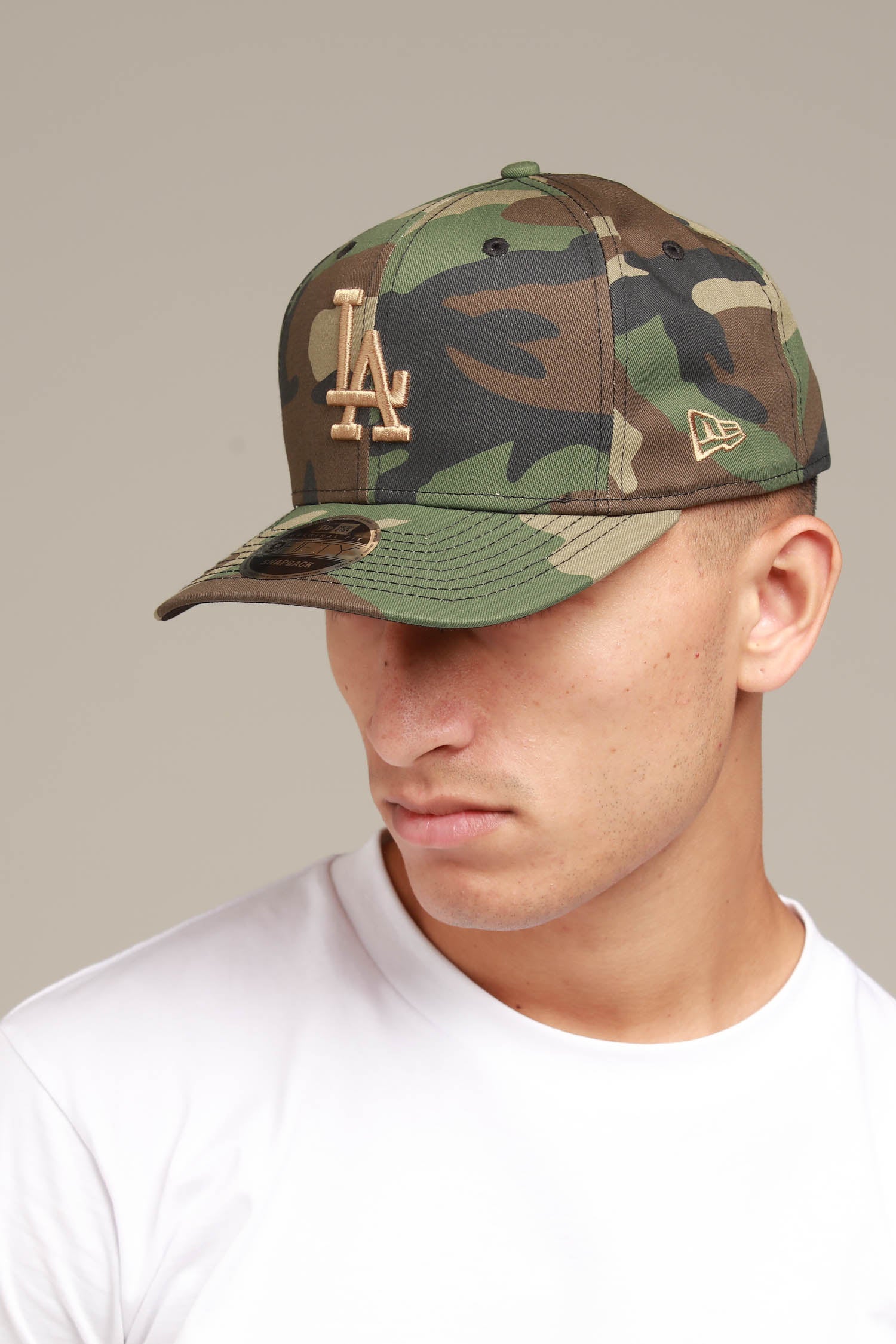 New Era Dodgers 9FIFTY Original Fit Precurve Snapback Camo
