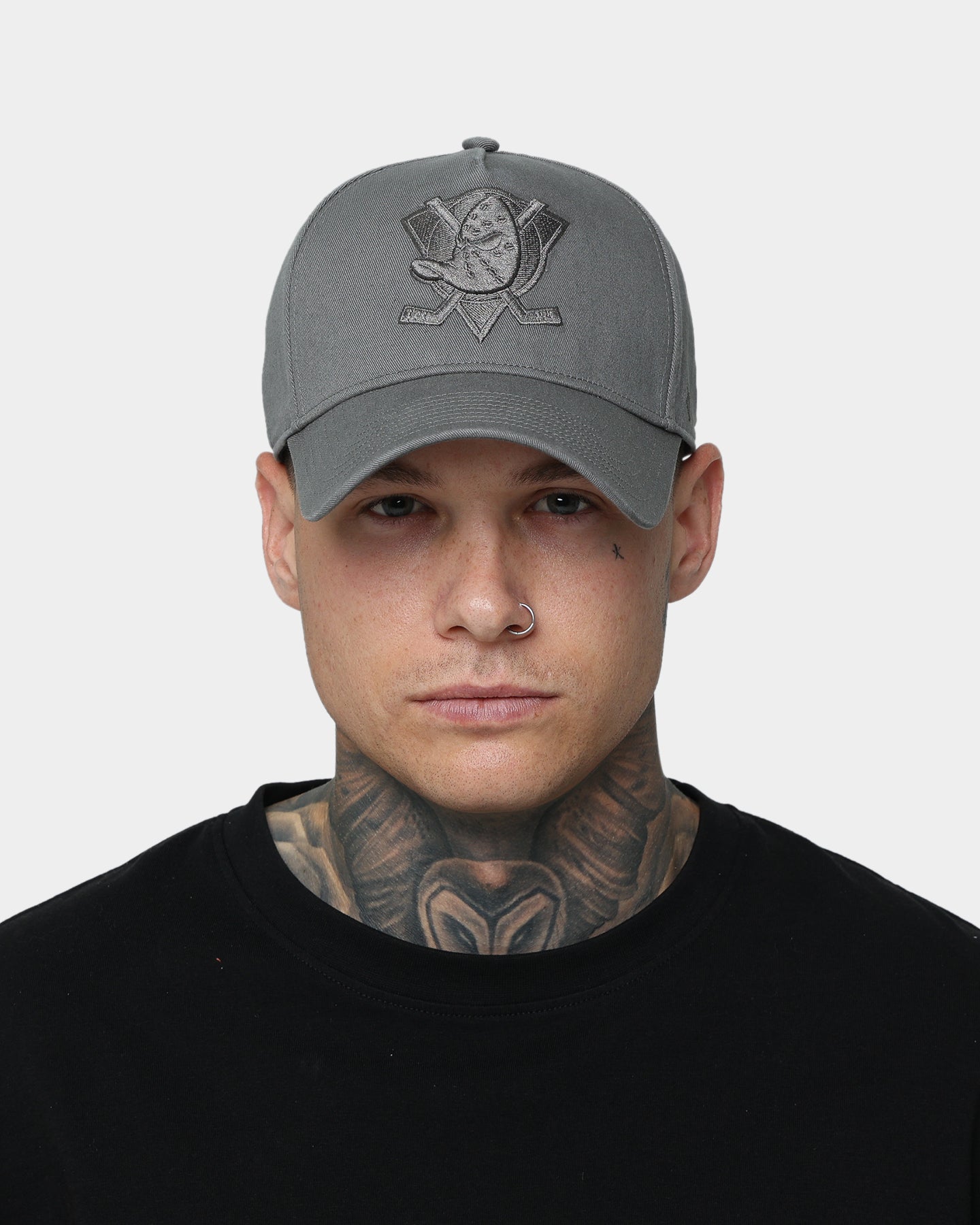 47 Brand Anaheim Ducks 'Moon Rock Grey' MVP DT Snapback Dark Grey