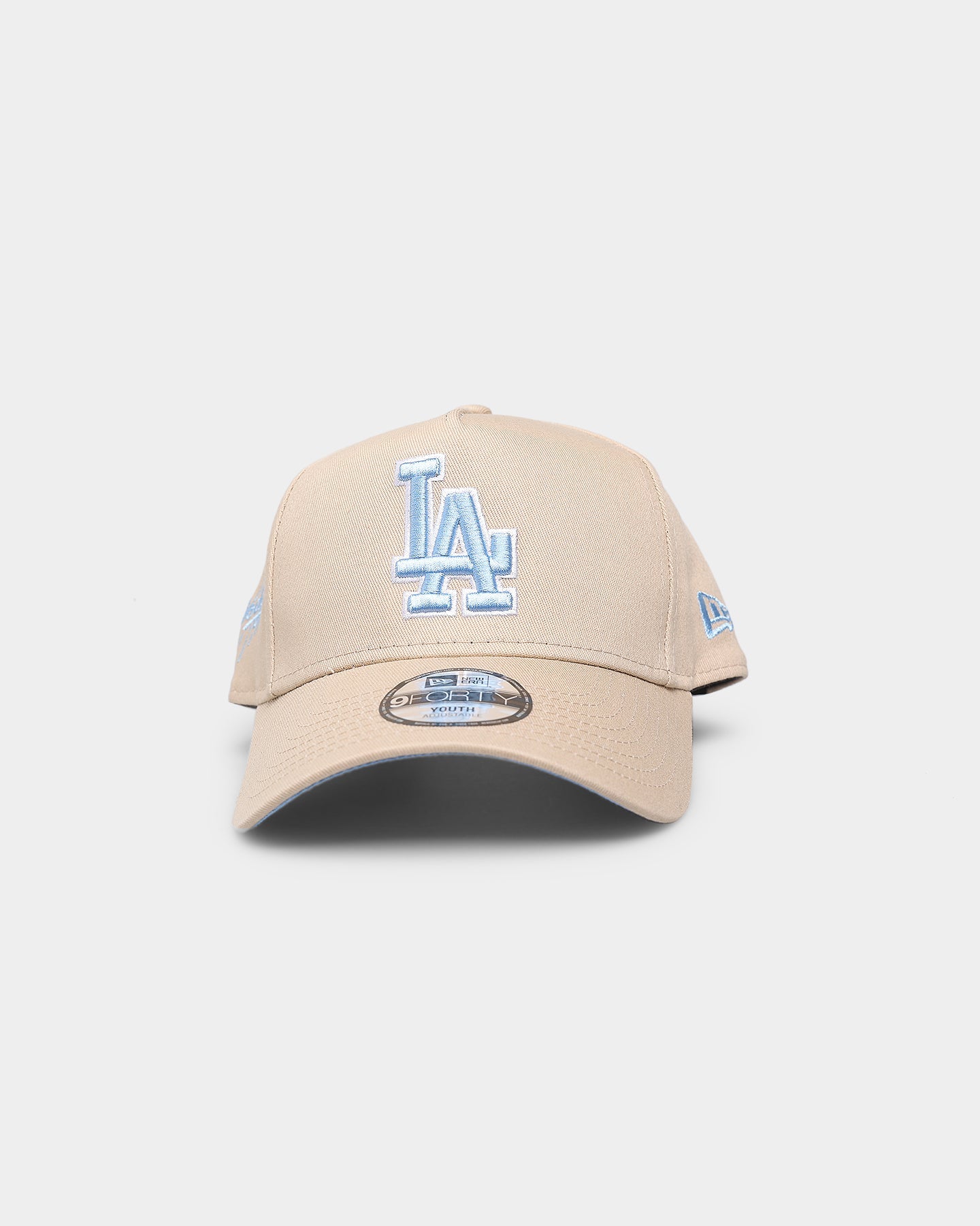 New Era Kids' Los Angeles Dodgers 'Sandy Skies' 9FORTY A-Frame Snapback Tumbleweed/Sky